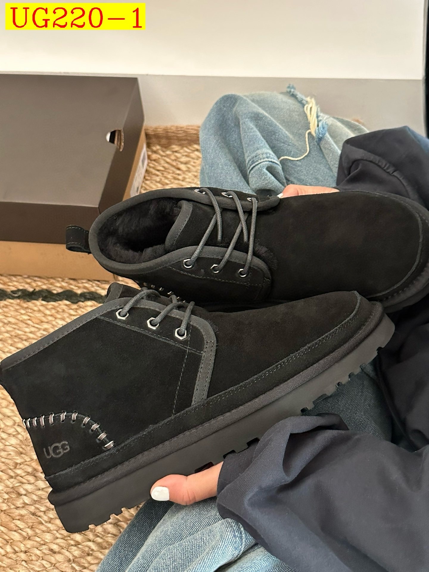 68$ new_dh Top Quality UGG Boot Leather Wool Size 40-44 94603046443 UG220 gallery