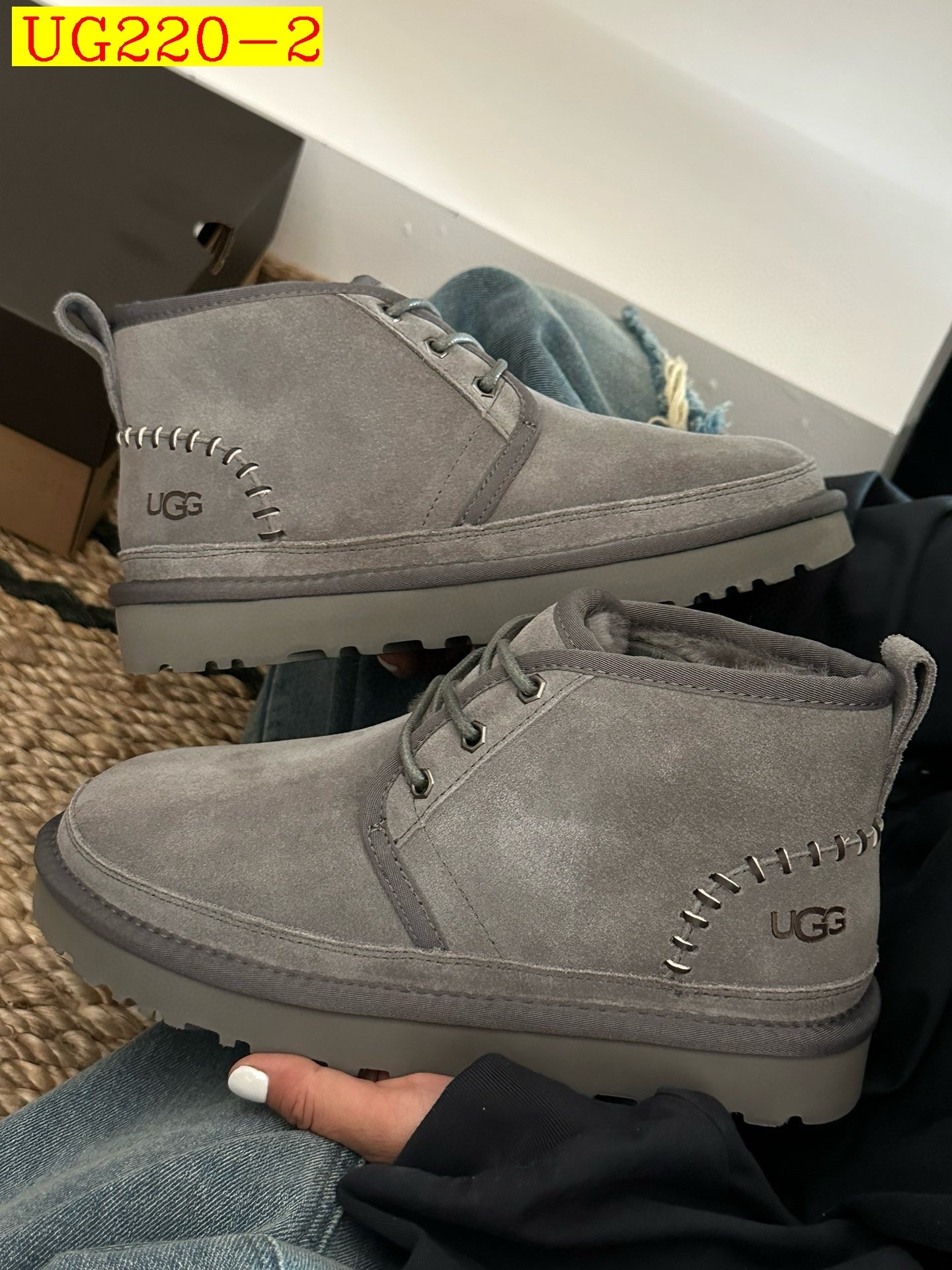 68$ new_dh Top Quality UGG Boot Leather Wool Size 40-44 94603046443 UG220 gallery