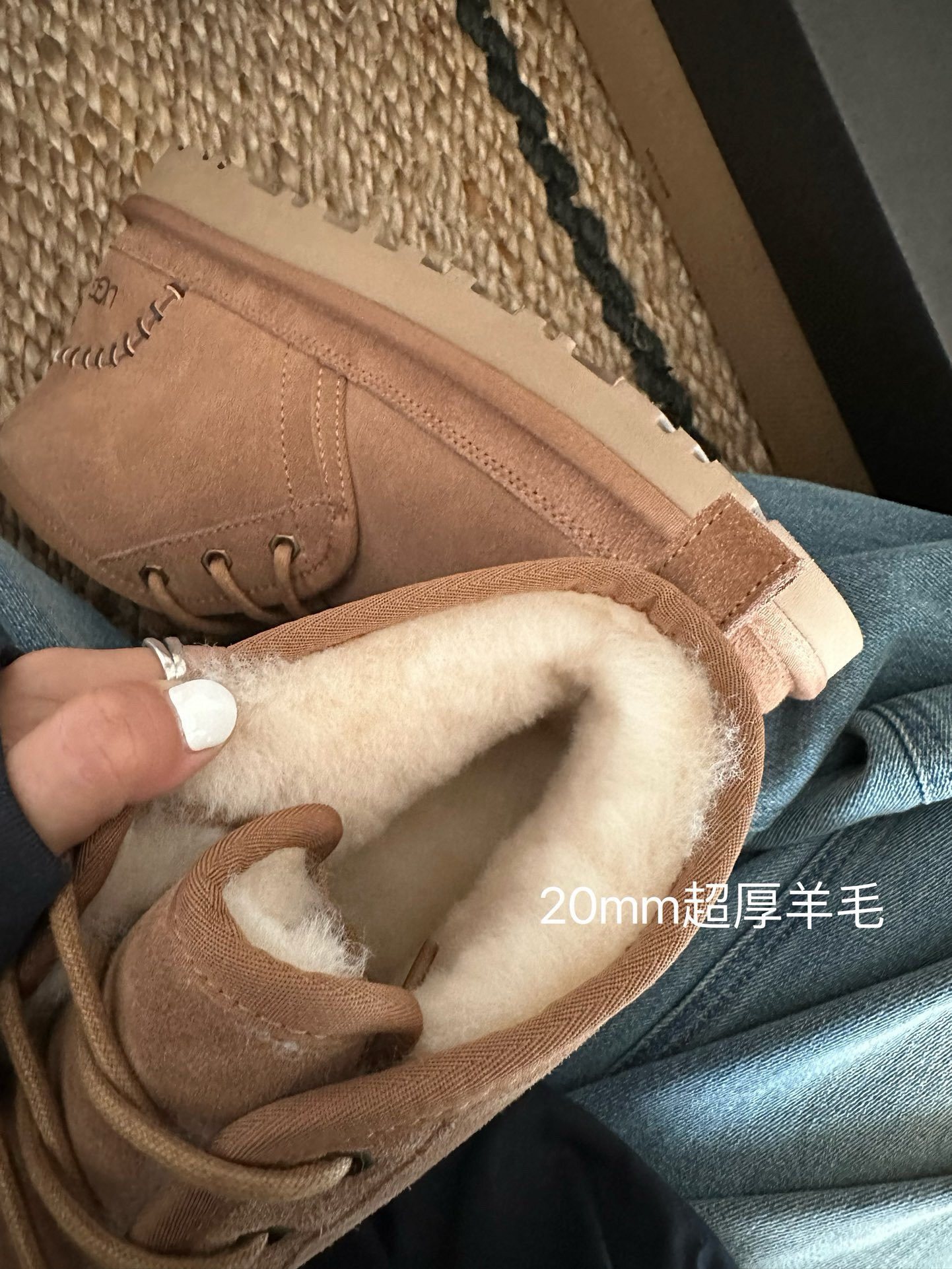 68$ new_dh Top Quality UGG Boot Leather Wool Size 40-44 94603046443 UG220 gallery