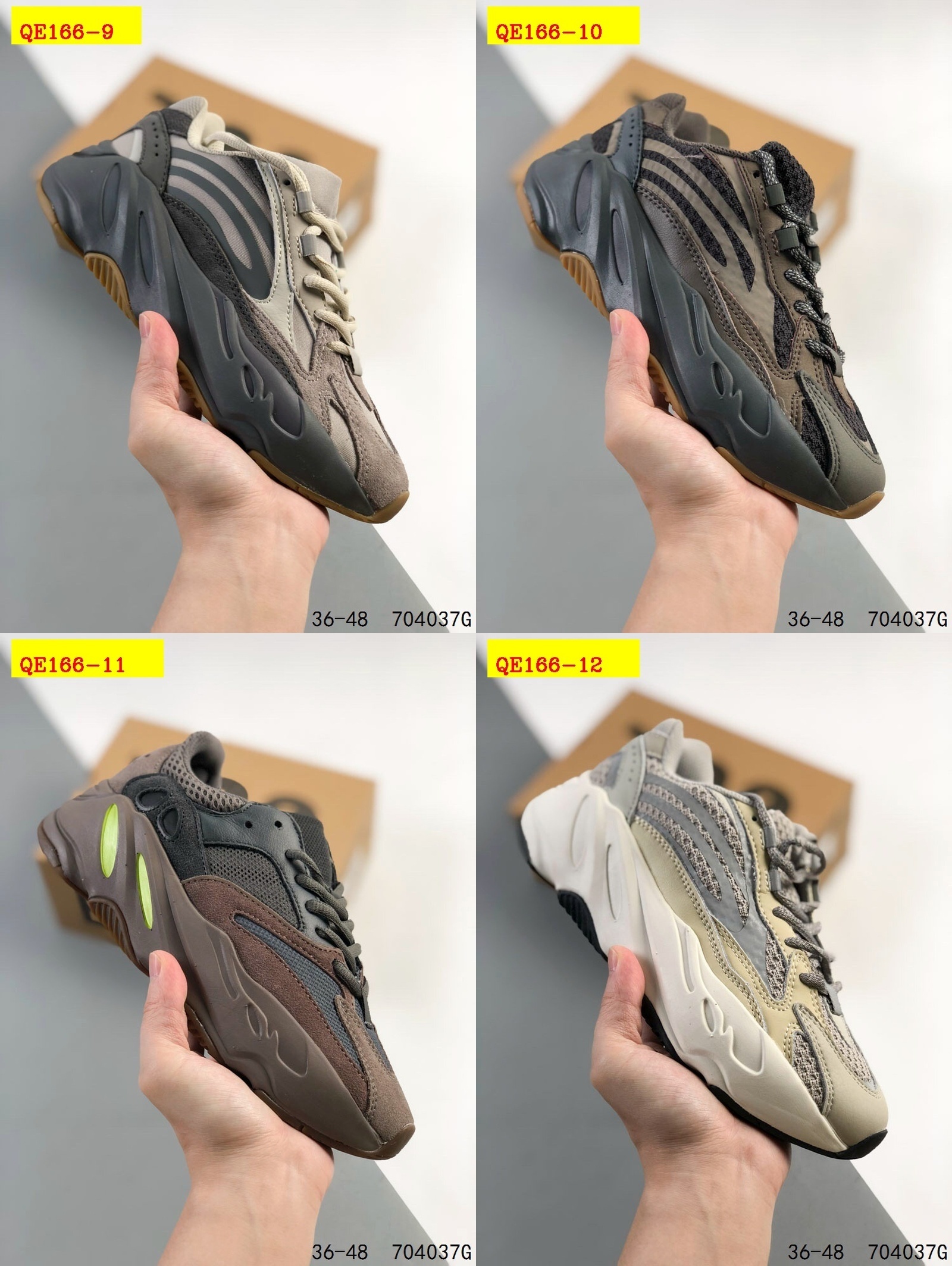 70$ Adidas Yeezy Boost 700 700 size 36-48 147060 QE166 gallery