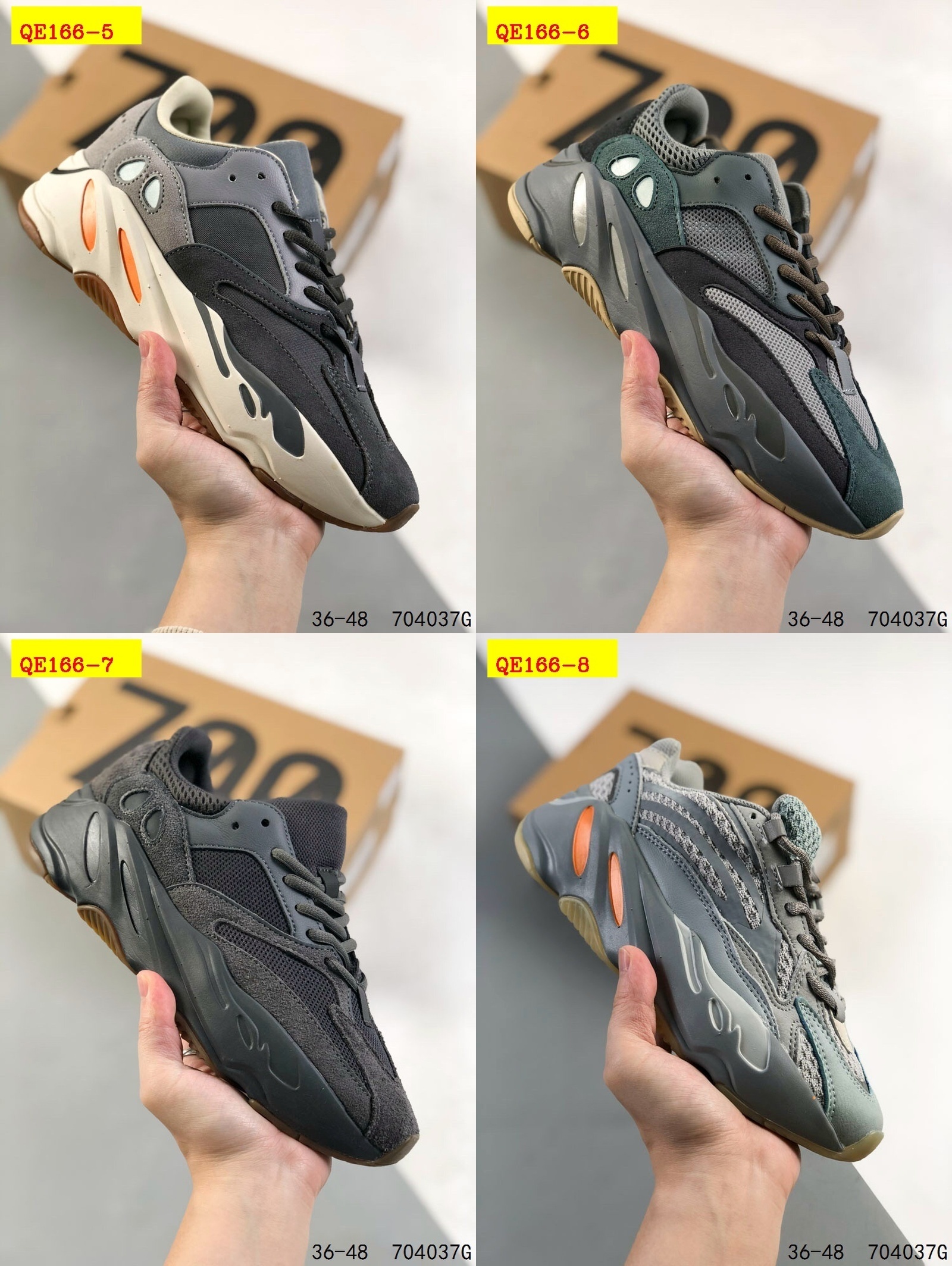 70$ Adidas Yeezy Boost 700 700 size 36-48 147060 QE166 gallery