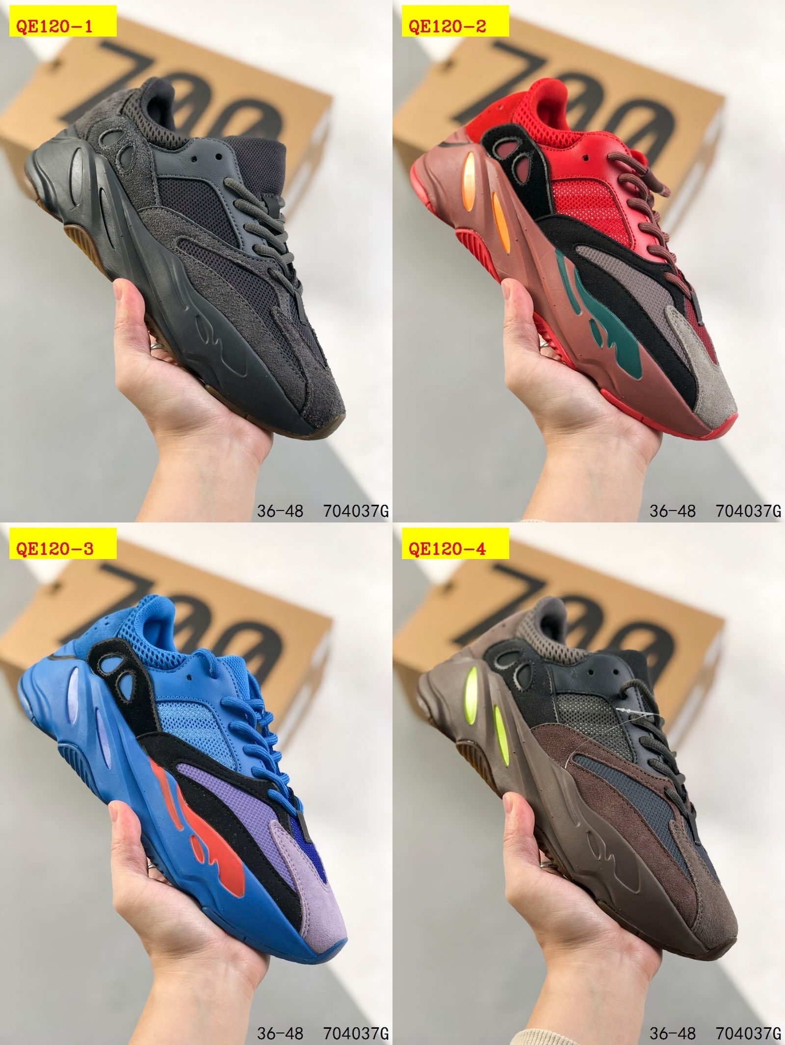 71$ Top Quality Adidas Yeezy Boost 700 Size 36-46 149020 QE120 gallery