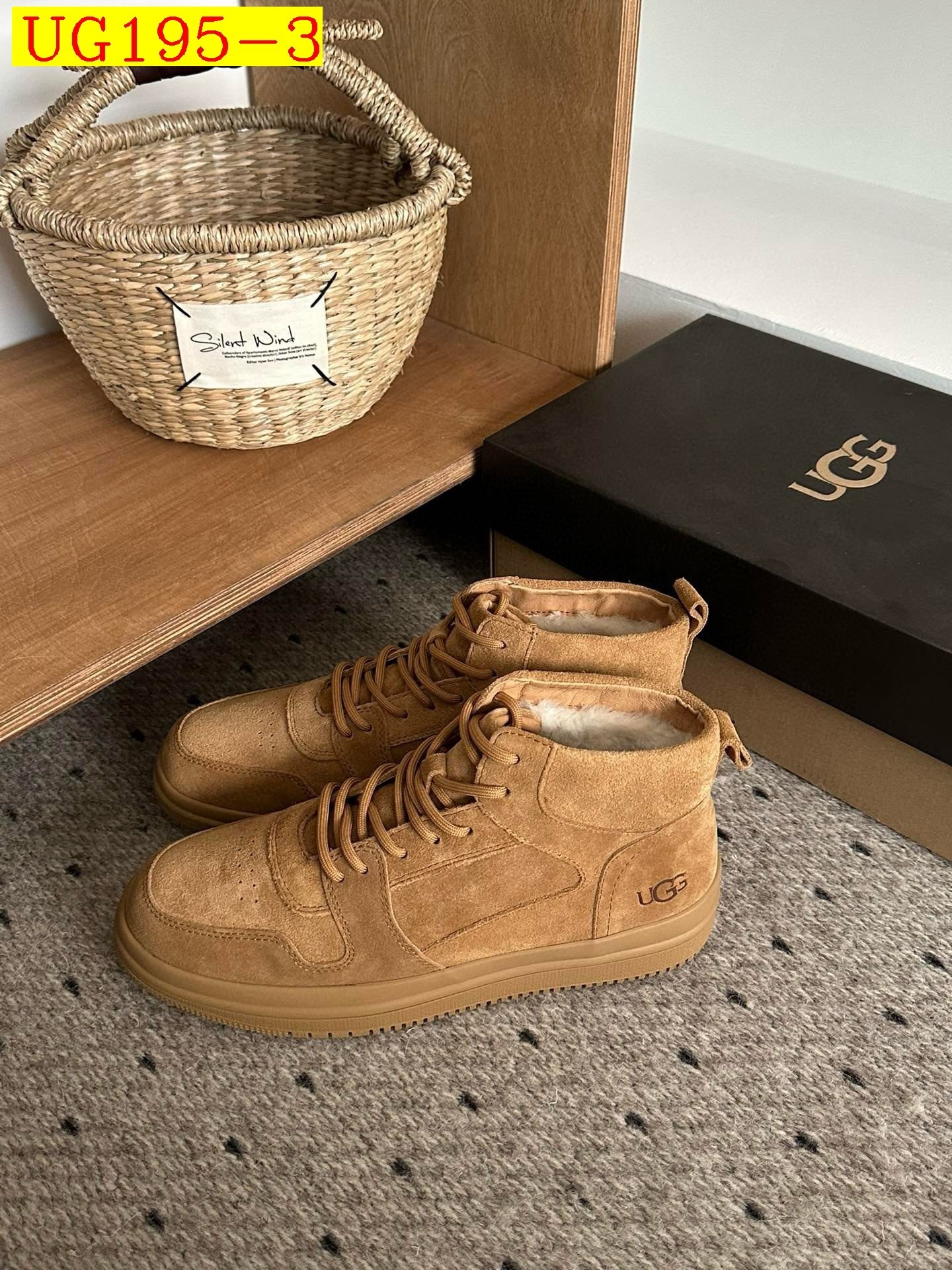 72$ new_dh Top Quality UGG Boot Leather Wool Size 40-44 34562046784 UG195 gallery