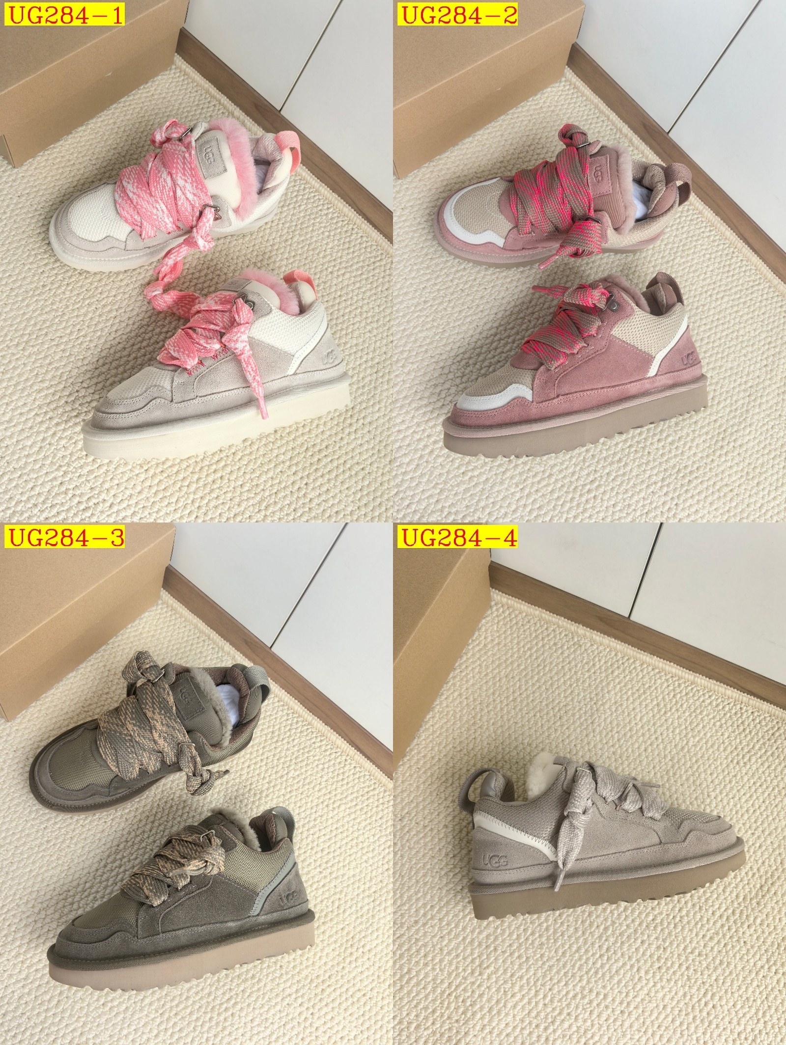 76$ Top Quality UGG Leather Wool Size 35-44 949430 UG284 gallery