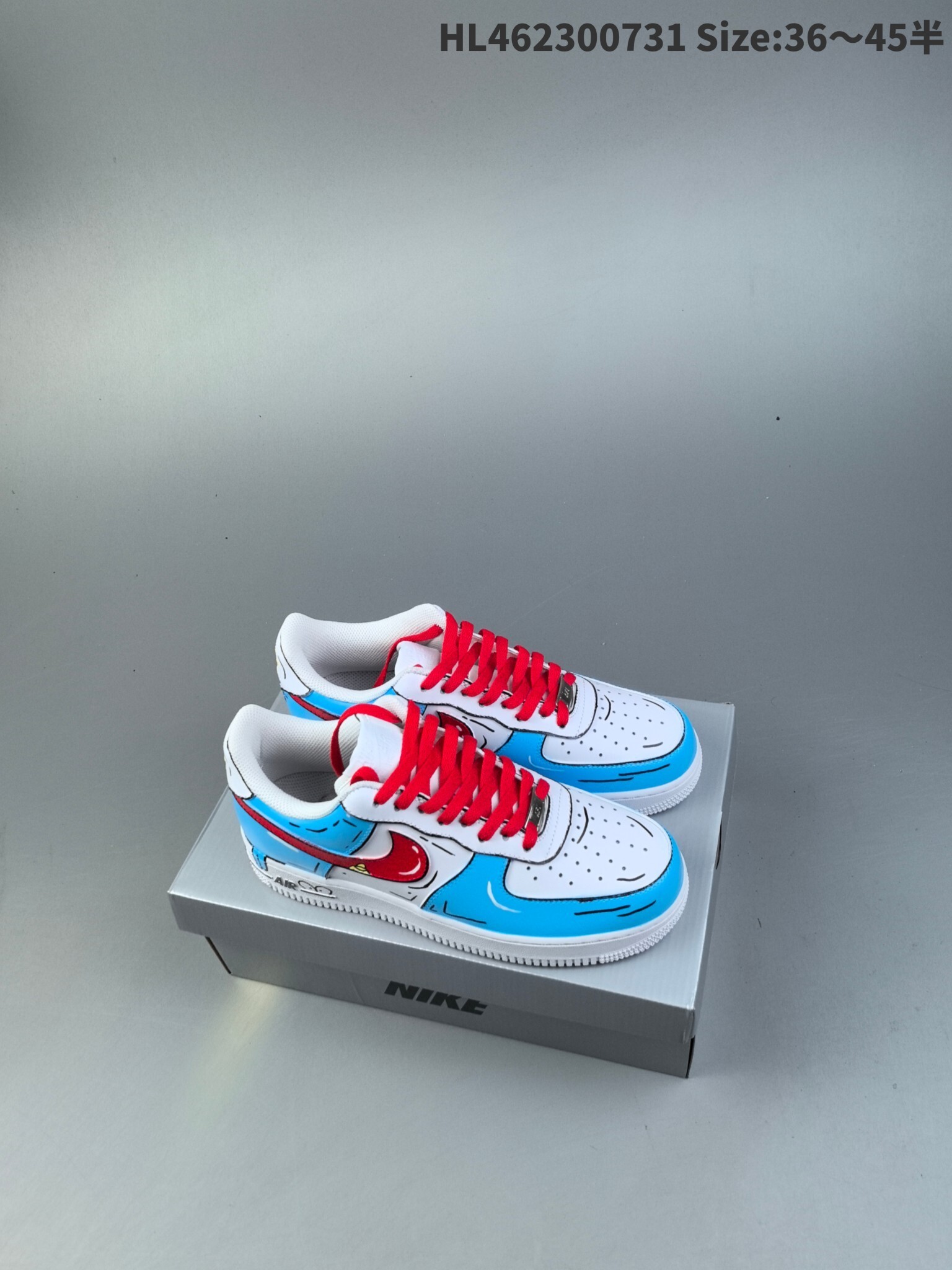 78$ Nike Air Force 1 07 low size 36-45 half 043630 ZM216 gallery