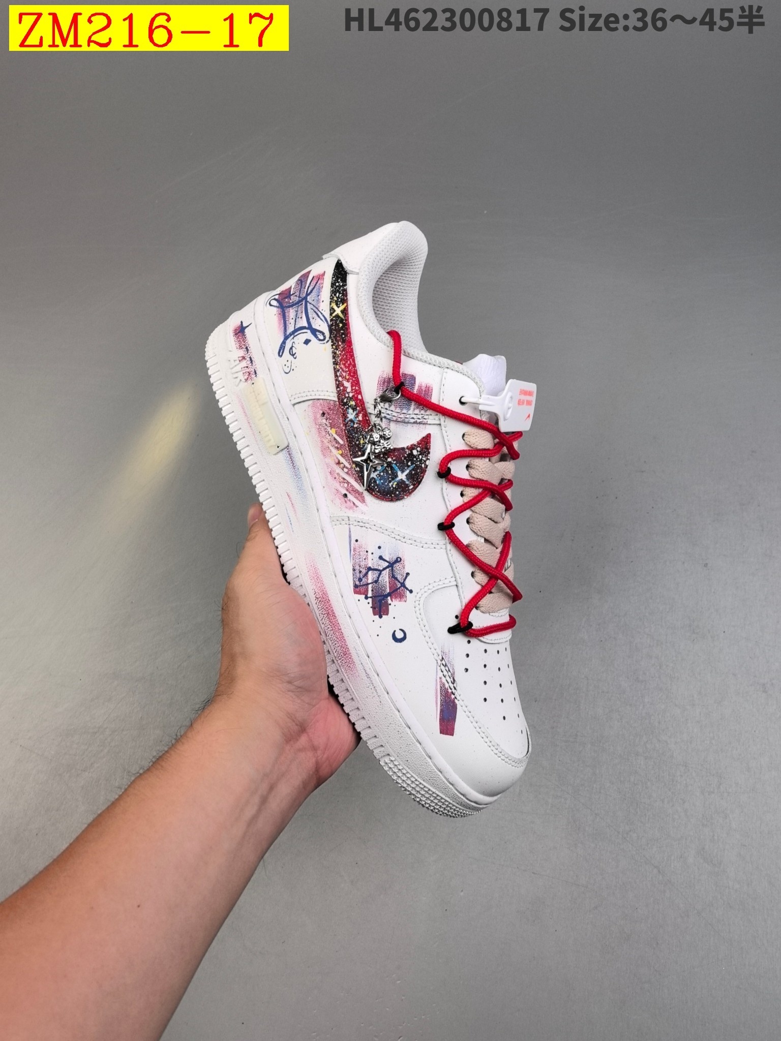 78$ Nike Air Force 1 07 low size 36-45 half 043630 ZM216 gallery