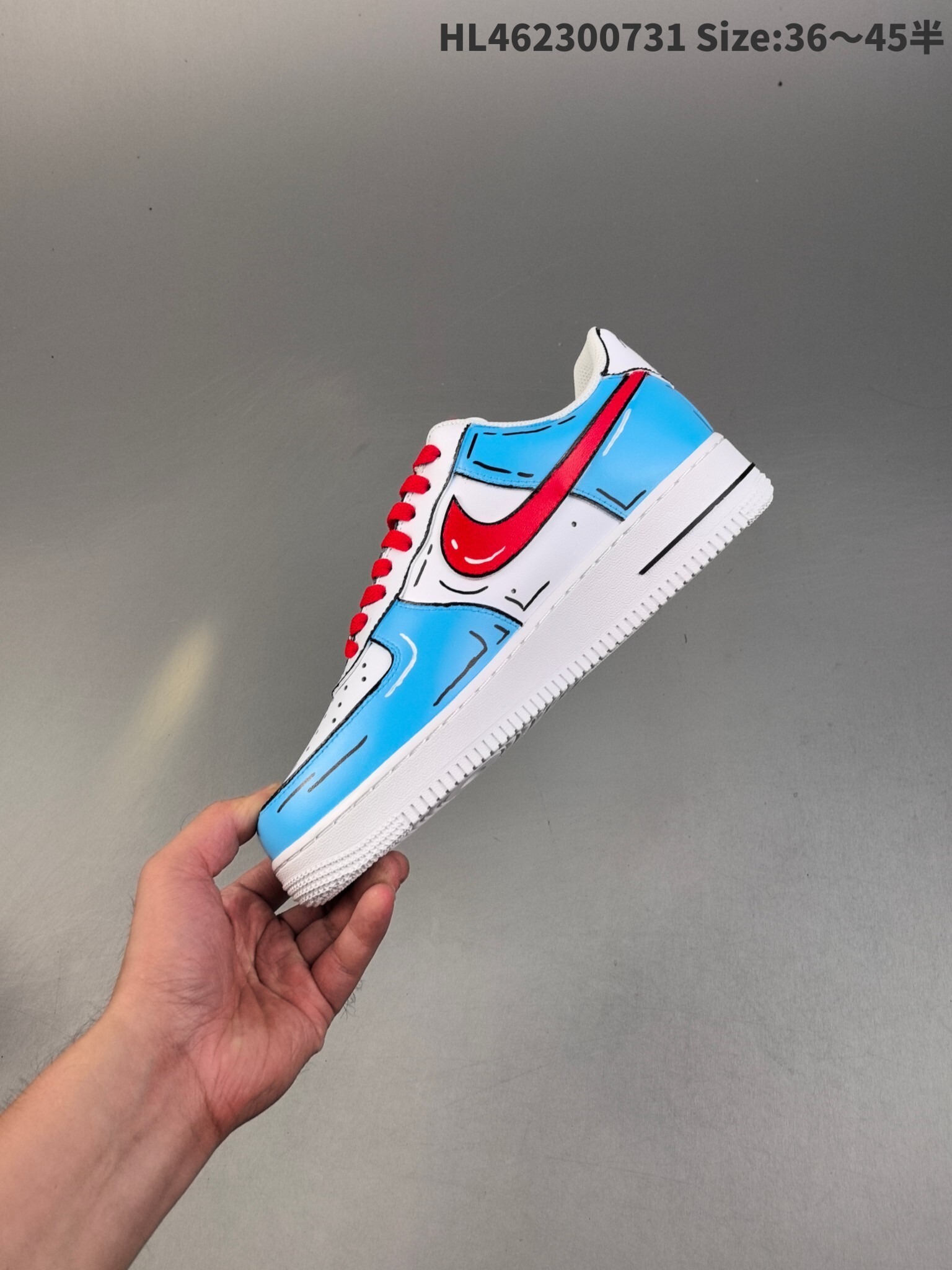 78$ Nike Air Force 1 07 low size 36-45 half 043630 ZM216 gallery