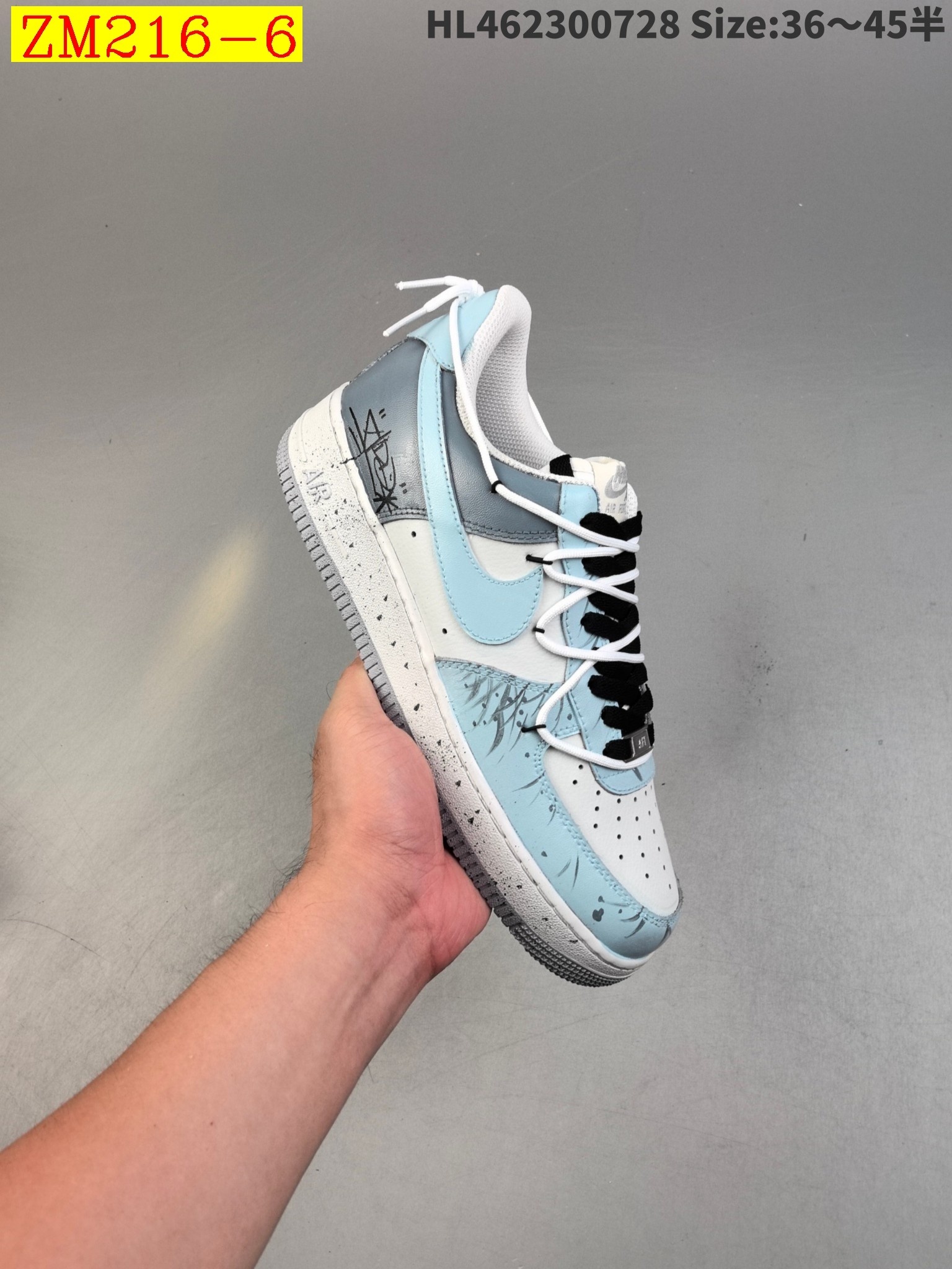 78$ Nike Air Force 1 07 low size 36-45 half 043630 ZM216 gallery