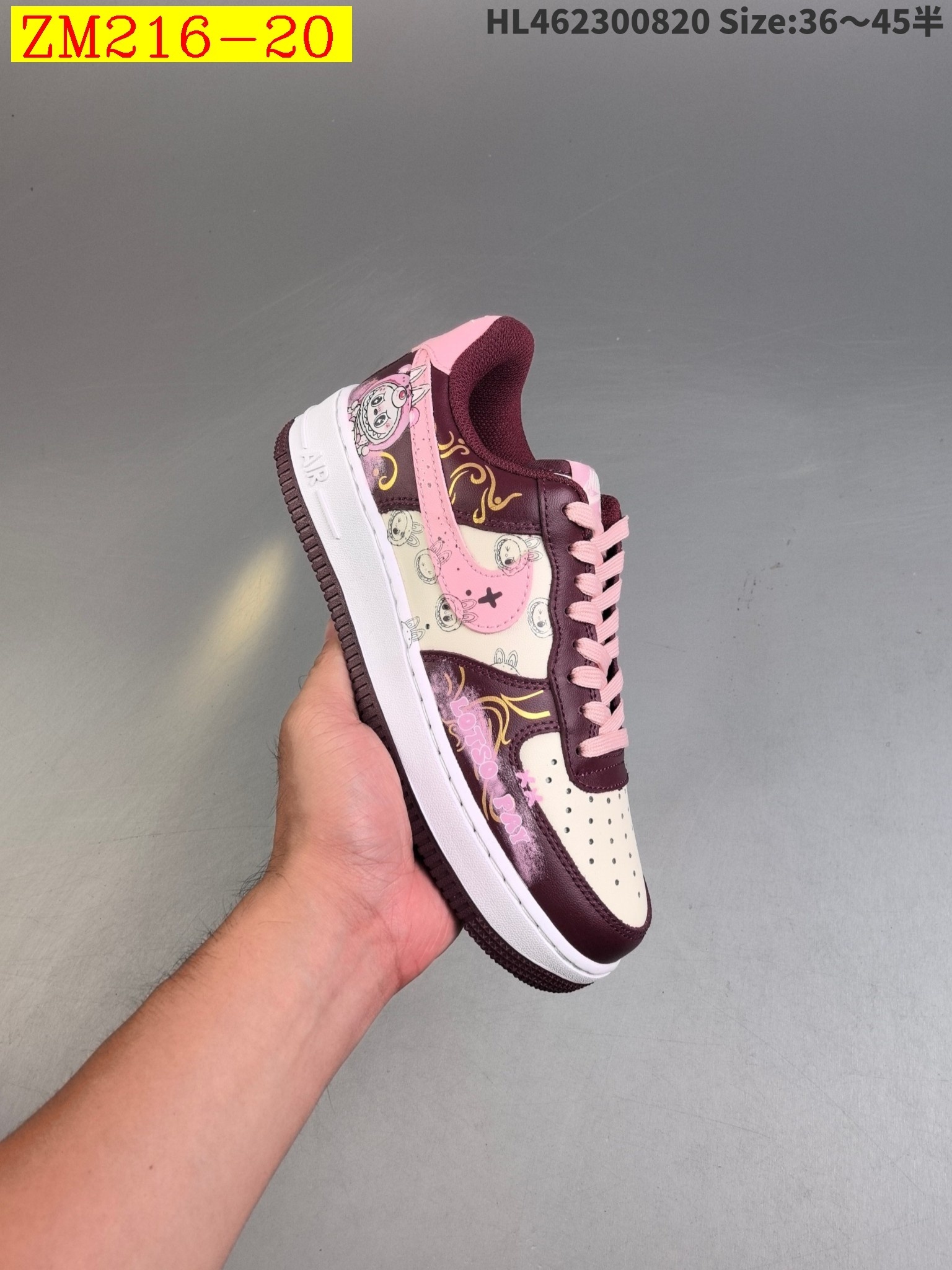 78$ Nike Air Force 1 07 low size 36-45 half 043630 ZM216 gallery