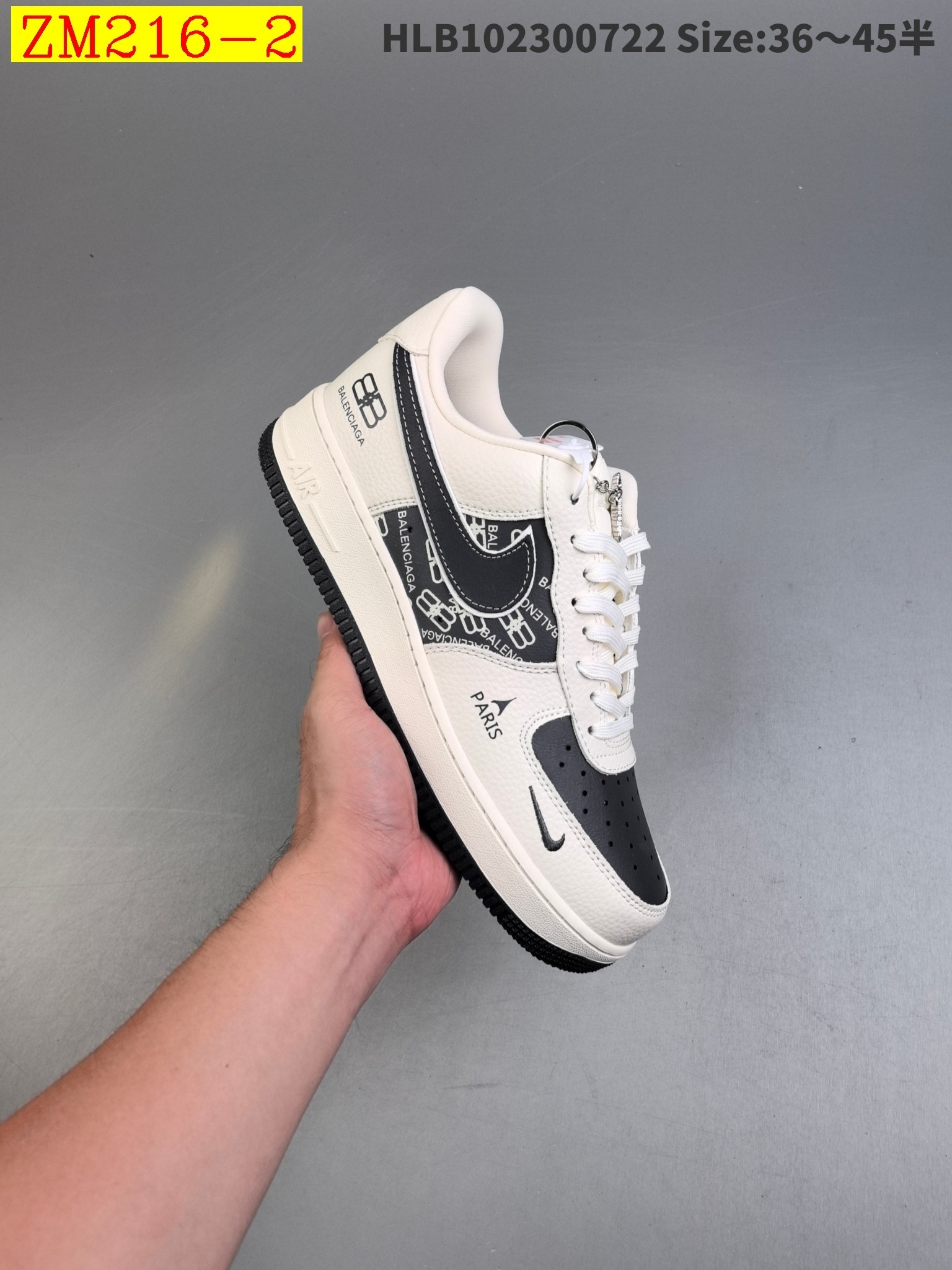 78$ Nike Air Force 1 07 low size 36-45 half 043630 ZM216 gallery