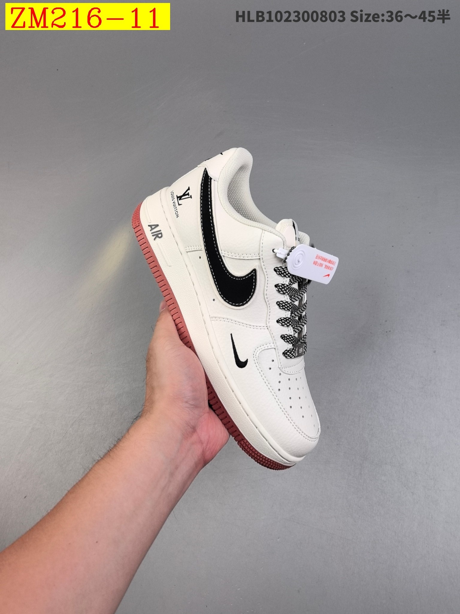 78$ Nike Air Force 1 07 low size 36-45 half 043630 ZM216 gallery