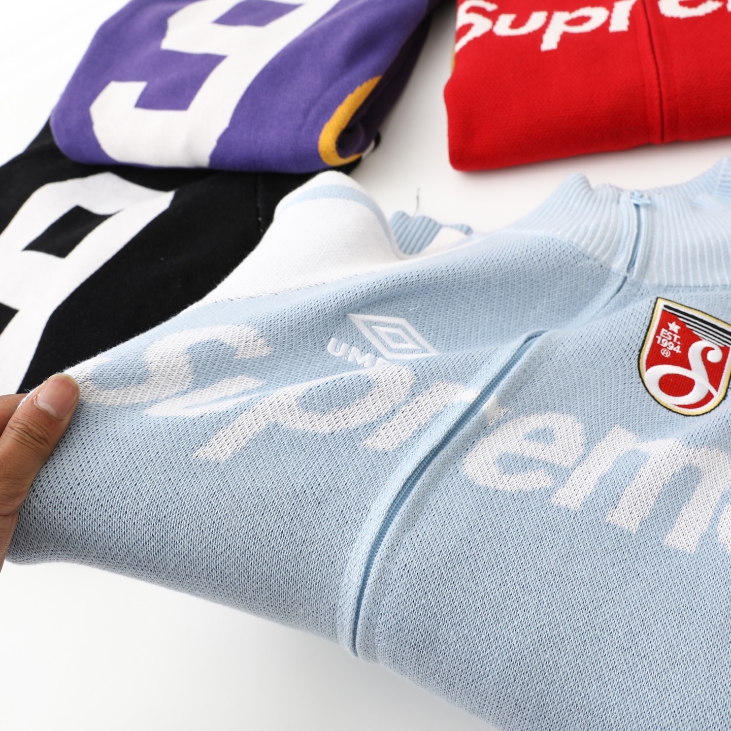 78$ Supreme X UMBRO ZIP UP SWEATER SIZE S-XL 541670 RCY80 gallery