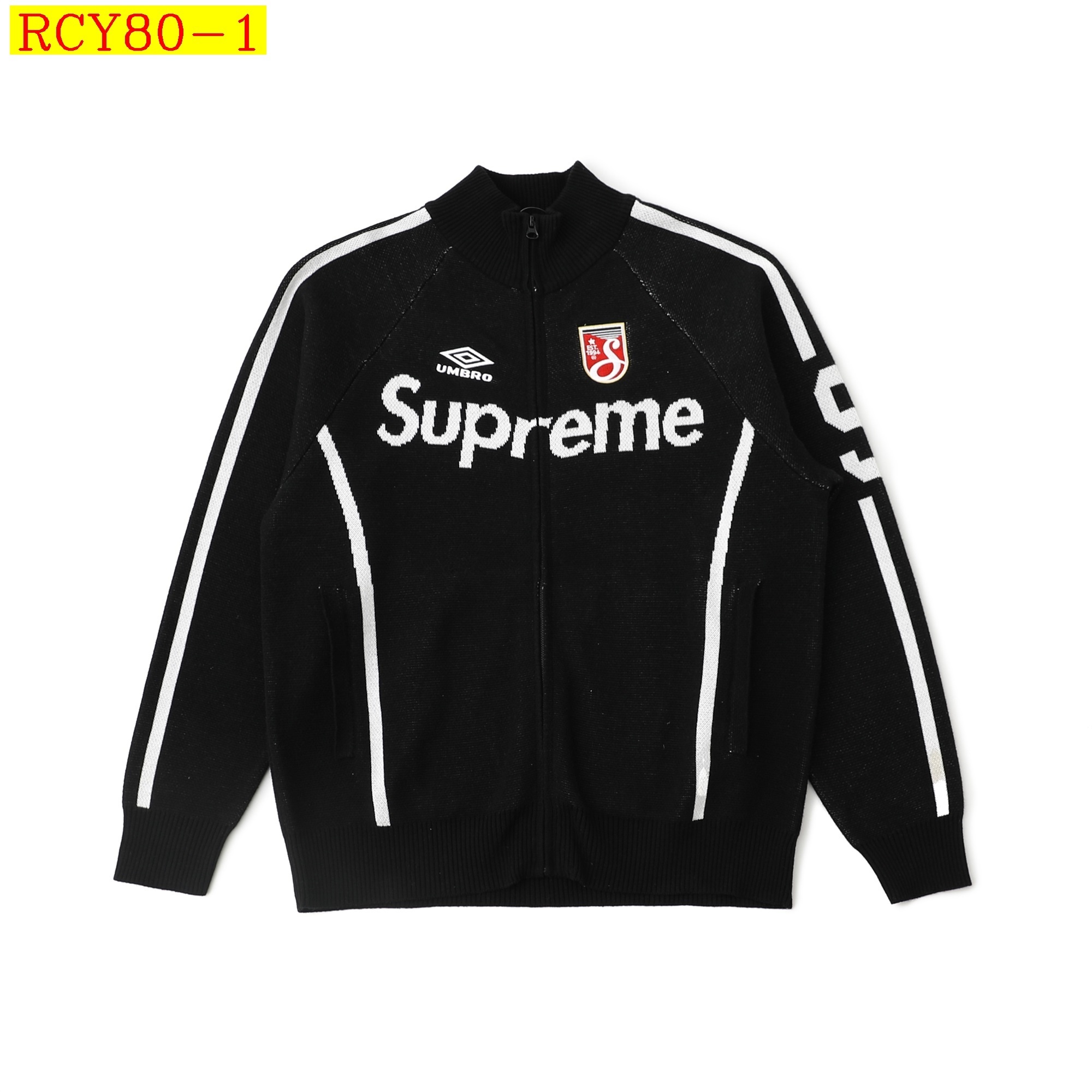 78$ Supreme X UMBRO ZIP UP SWEATER SIZE S-XL 541670 RCY80 gallery