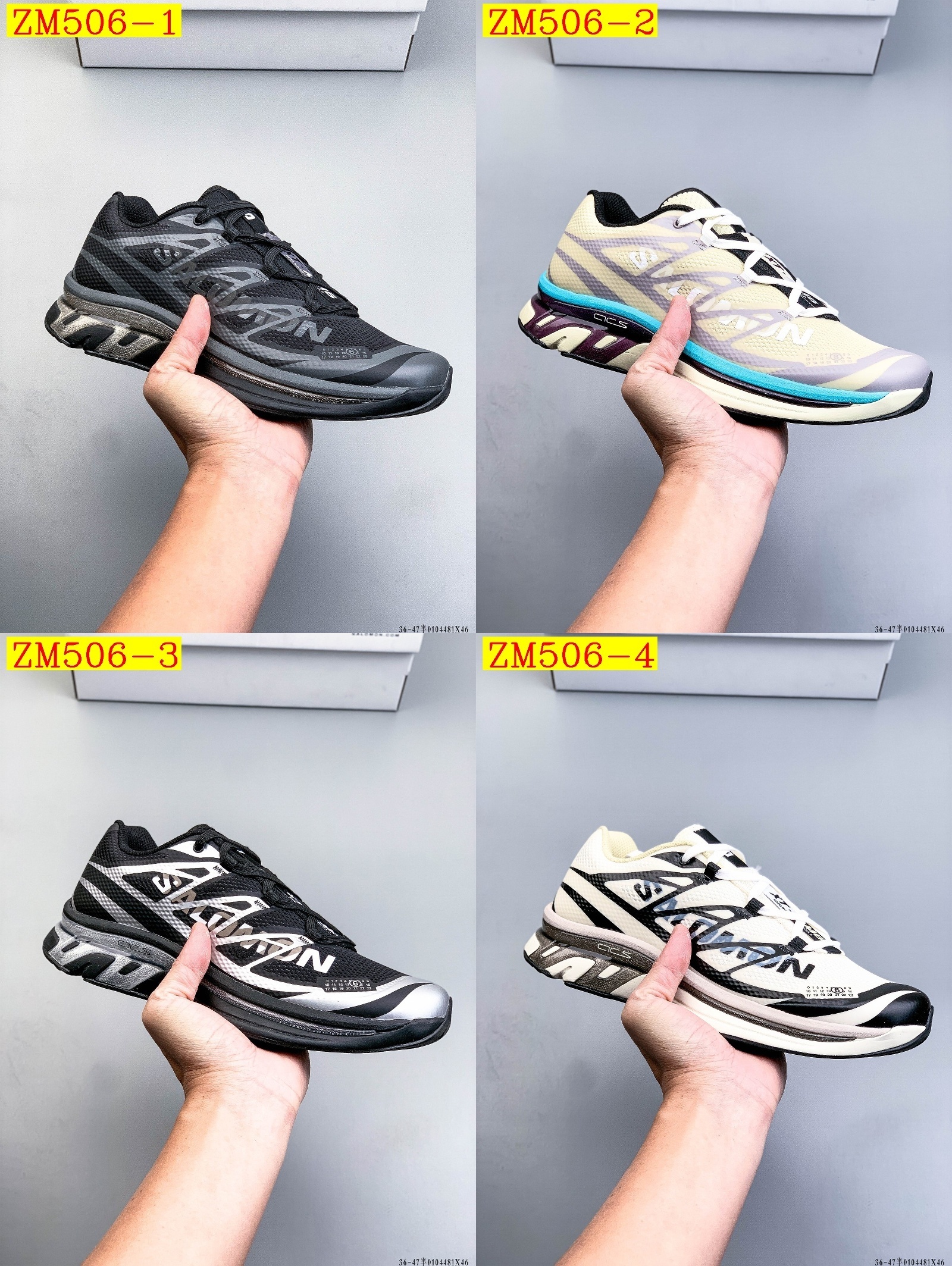80$ Top Quality MM6 x SALOMON Size 36-47 442660 ZM506 gallery