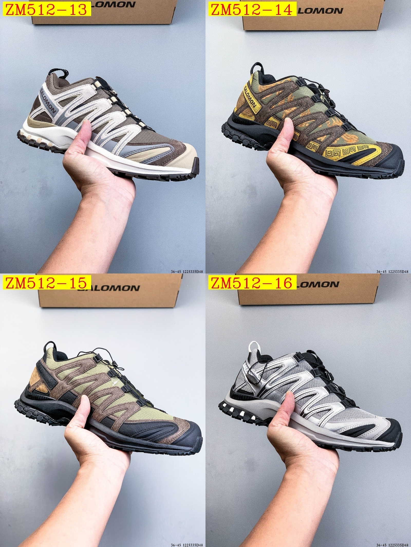 82$ Top Quality SALOMON XA PRO 3D Size 36-45 649830 ZM512 gallery
