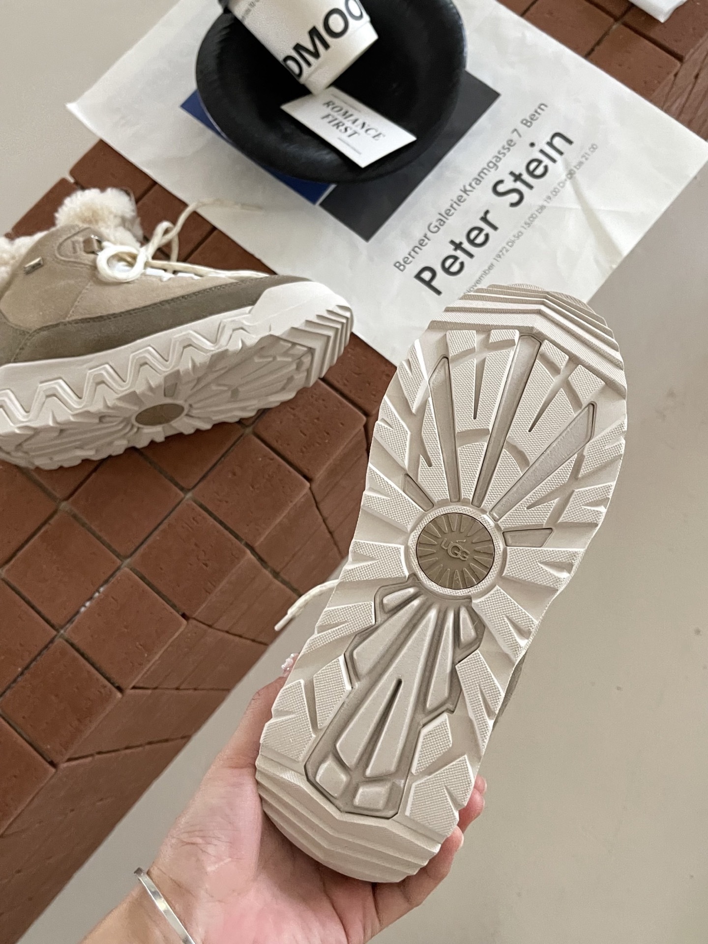 95$ Top Quality UGG Shoes Leather Wool Platform 4cm size 35-44 752690 UG310 gallery