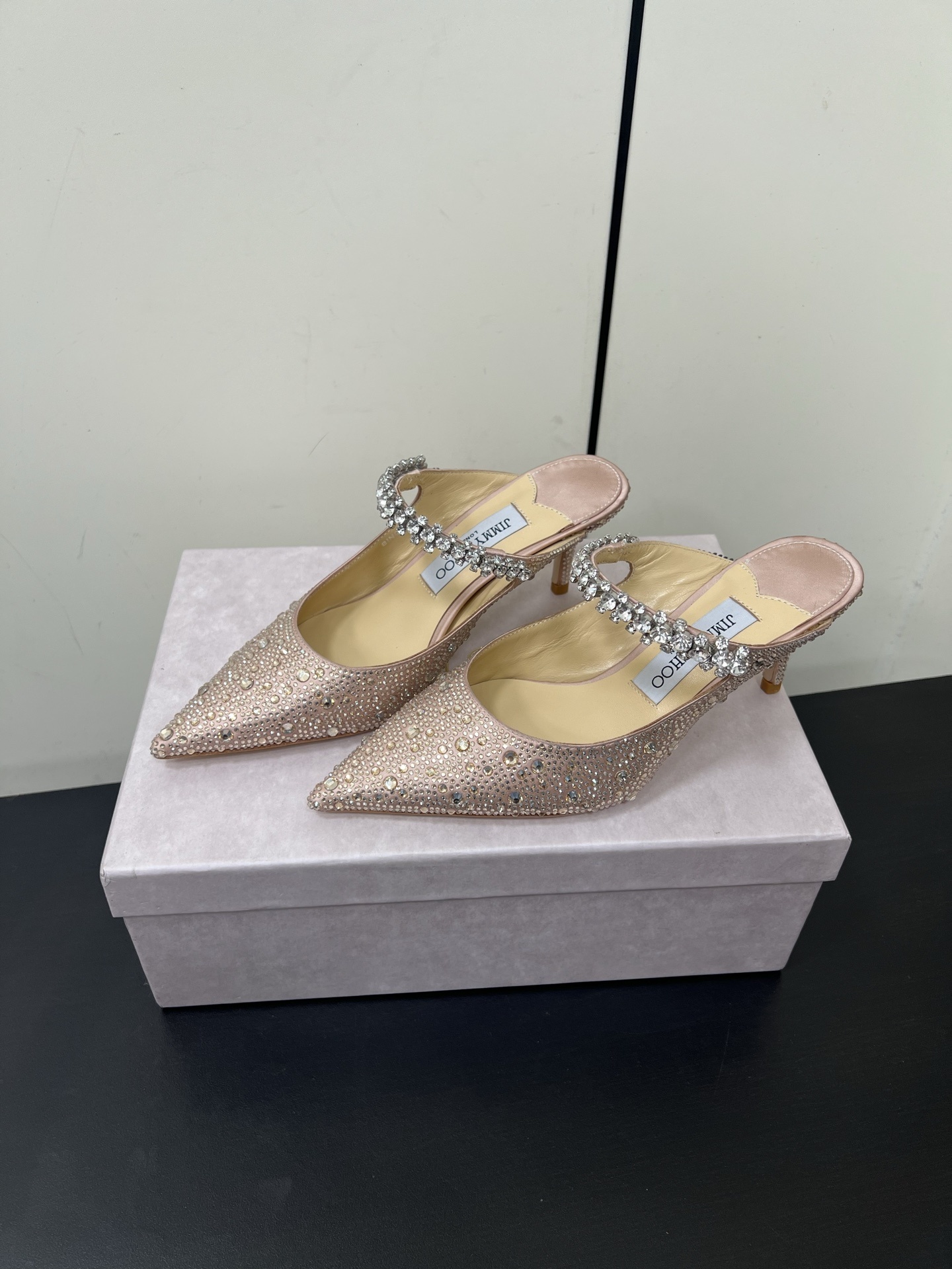 97$ Jimmy Choo Genuine leather heel-height 6.5 cm size 35-41 764680 ZZ281 gallery
