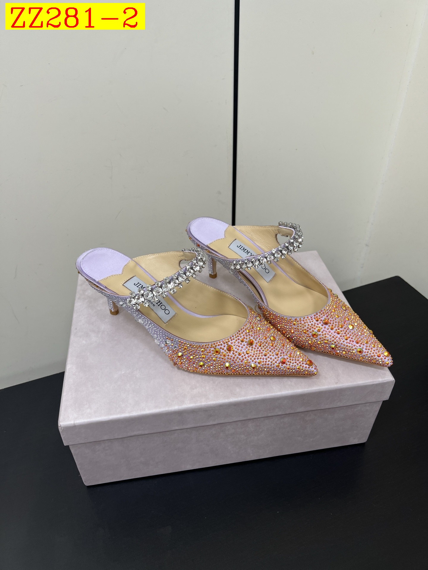 97$ Jimmy Choo Genuine leather heel-height 6.5 cm size 35-41 764680 ZZ281 gallery