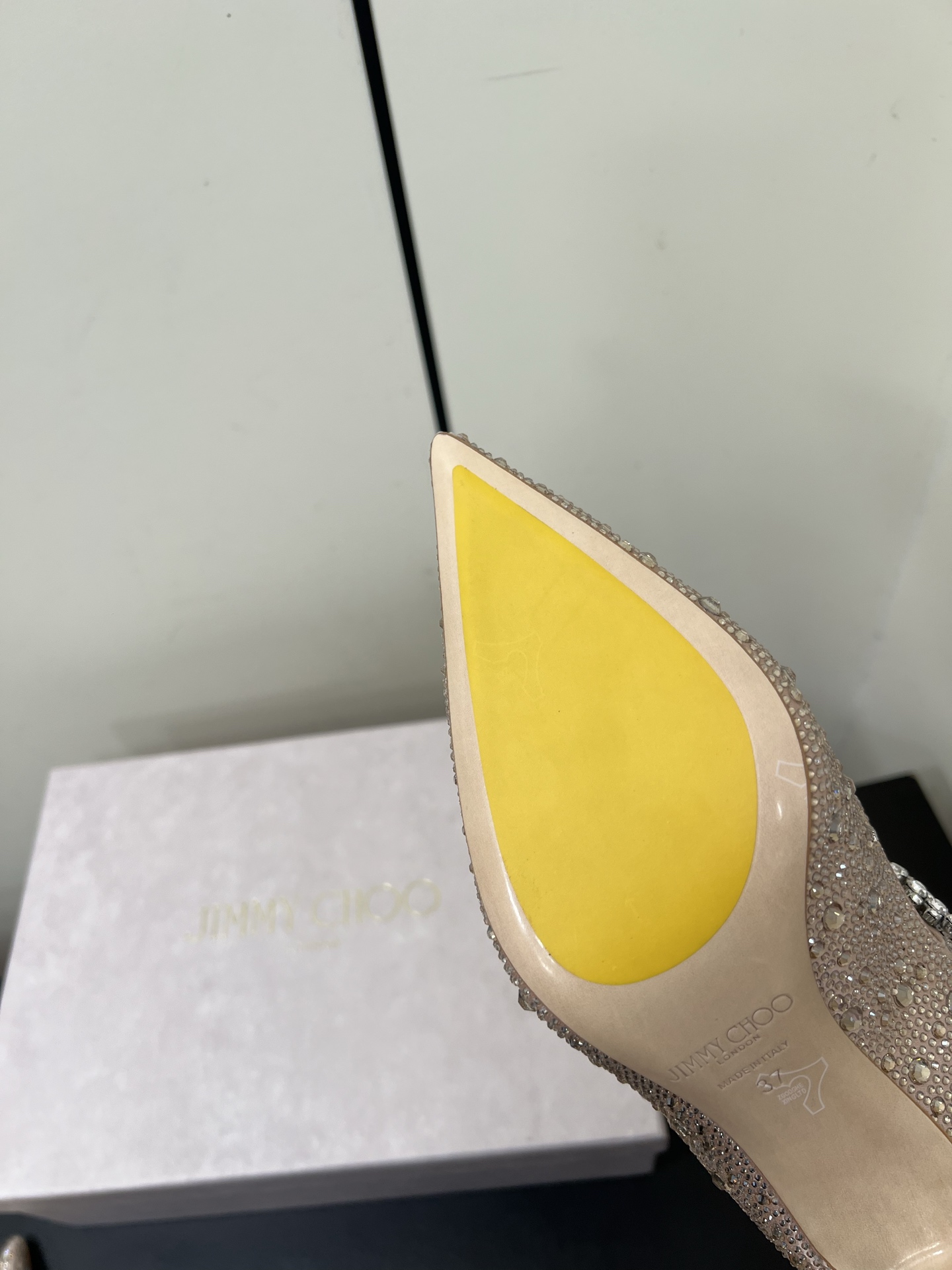 97$ Jimmy Choo Genuine leather heel-height 6.5 cm size 35-41 764680 ZZ281 gallery