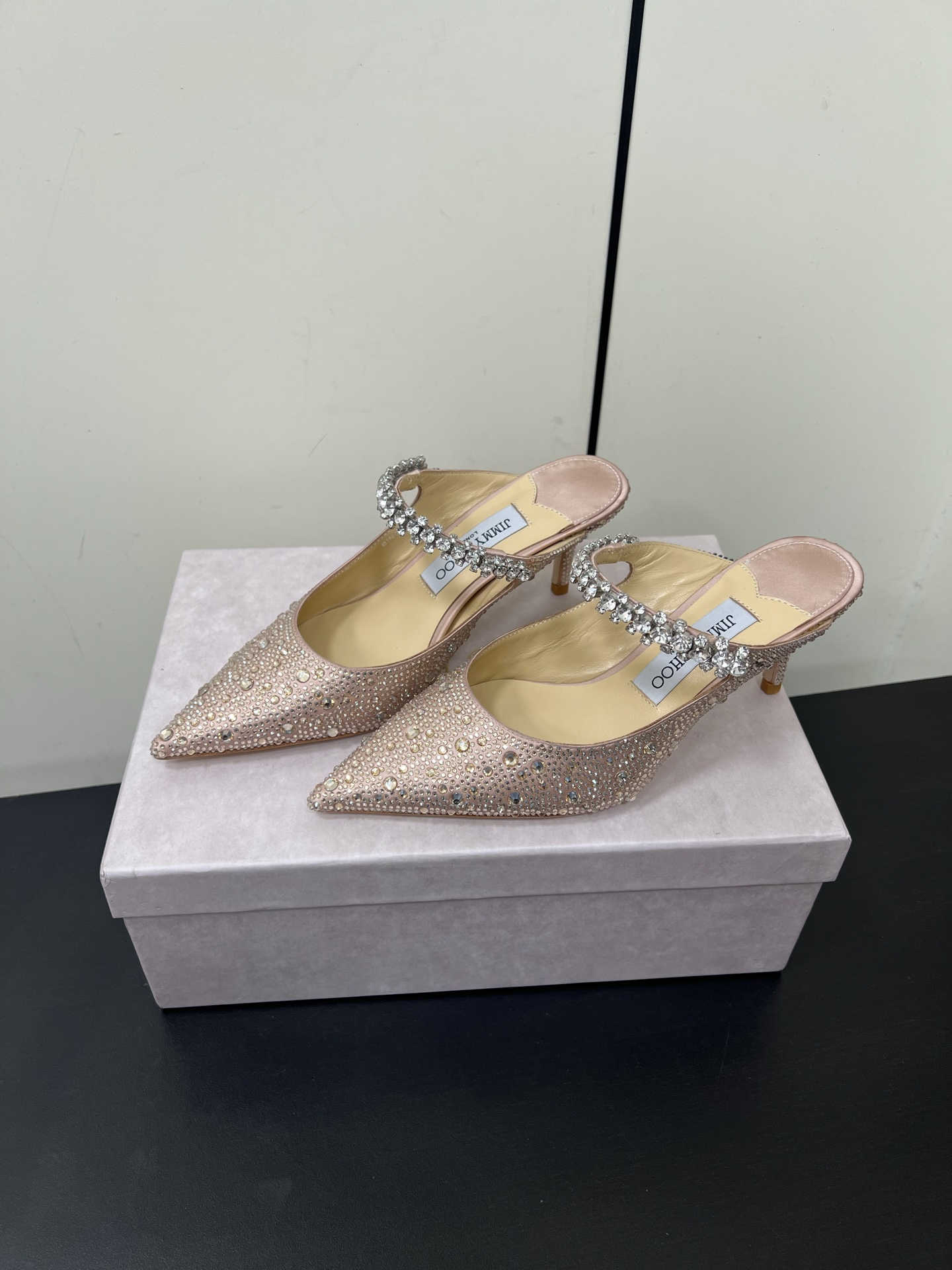 97$ Jimmy Choo Genuine leather heel-height 6.5 cm size 35-41 764680 ZZ281 gallery