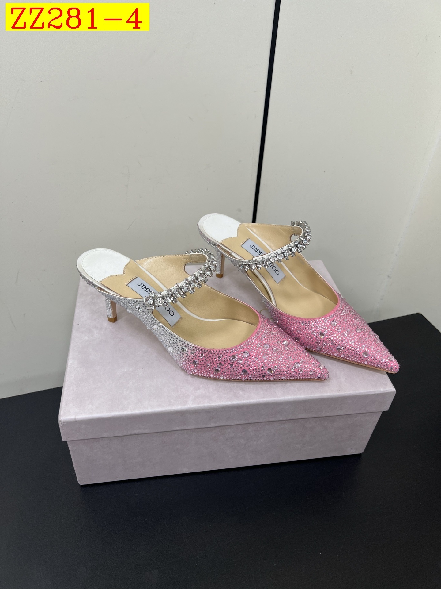 97$ Jimmy Choo Genuine leather heel-height 6.5 cm size 35-41 764680 ZZ281 gallery