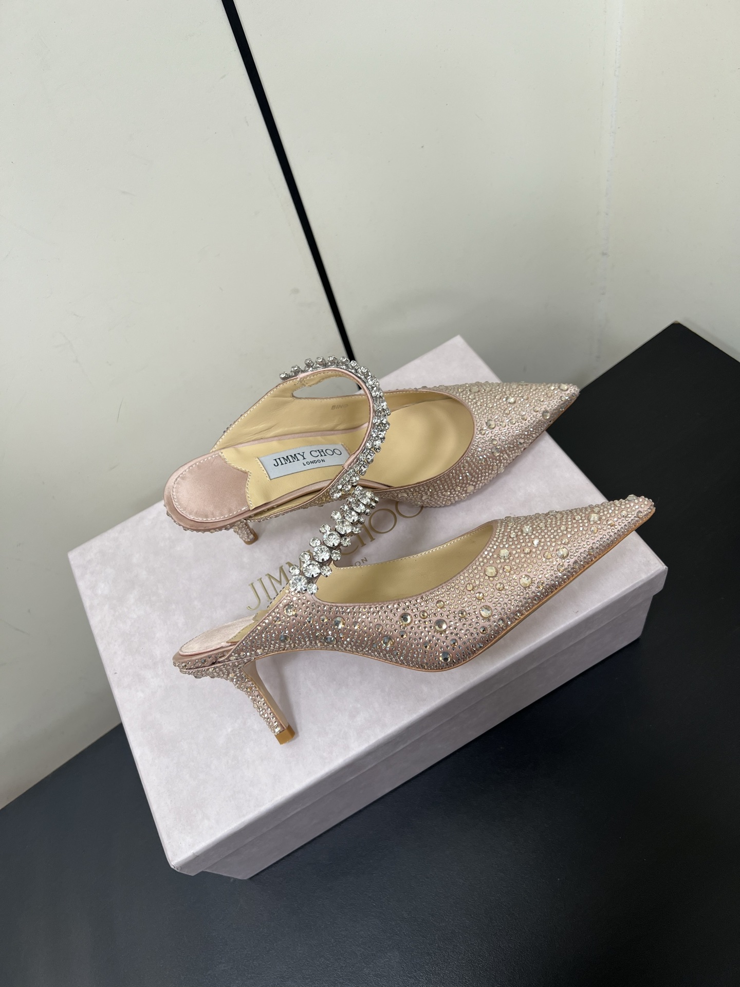 97$ Jimmy Choo Genuine leather heel-height 6.5 cm size 35-41 764680 ZZ281 gallery