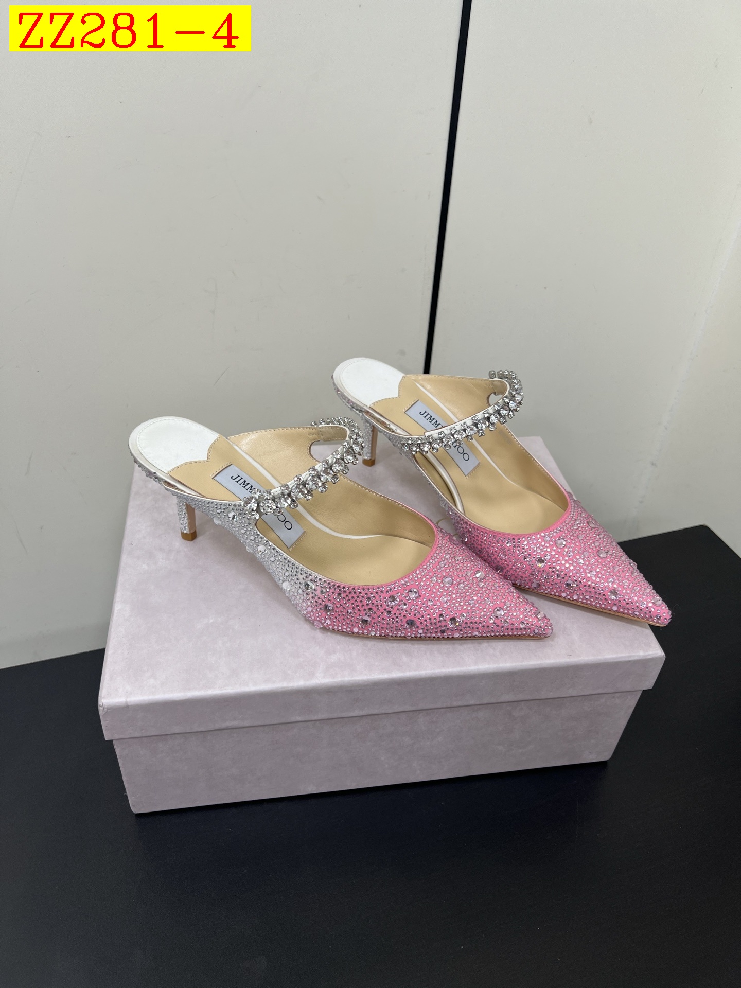 97$ Jimmy Choo Genuine leather heel-height 6.5 cm size 35-41 764680 ZZ281 gallery