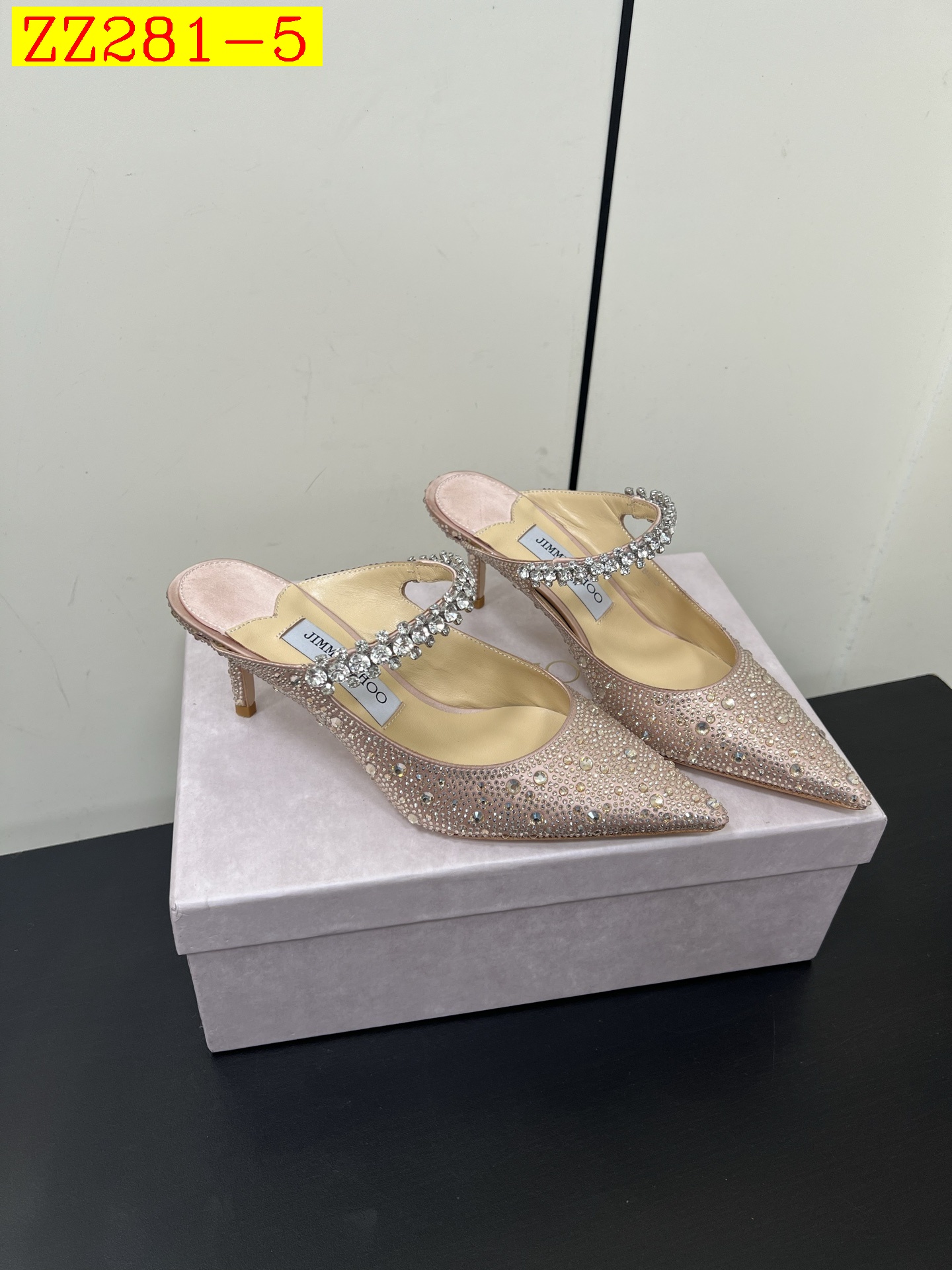 97$ Jimmy Choo Genuine leather heel-height 6.5 cm size 35-41 764680 ZZ281 gallery
