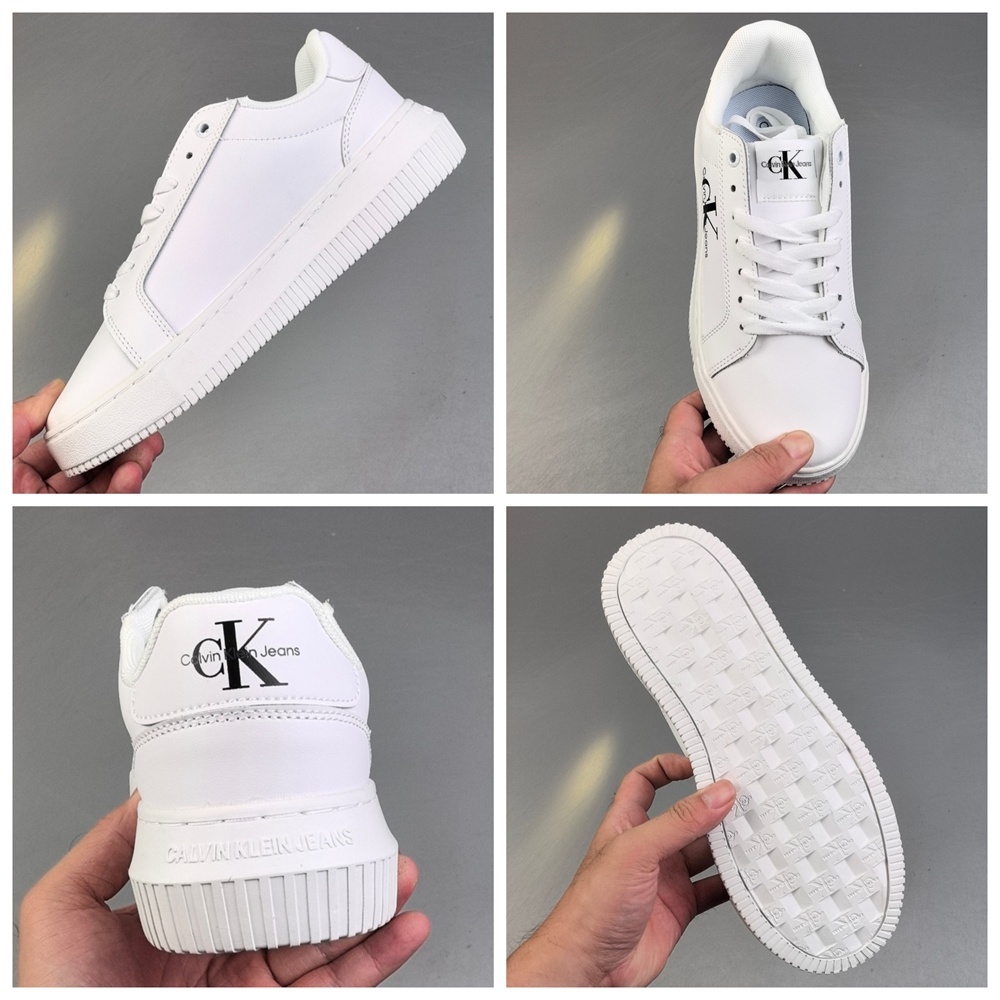 C@alvin Klein Leather Trainers gallery