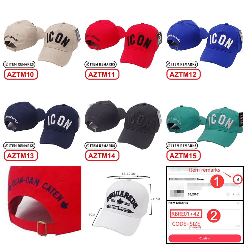 D@squared2 caps gallery