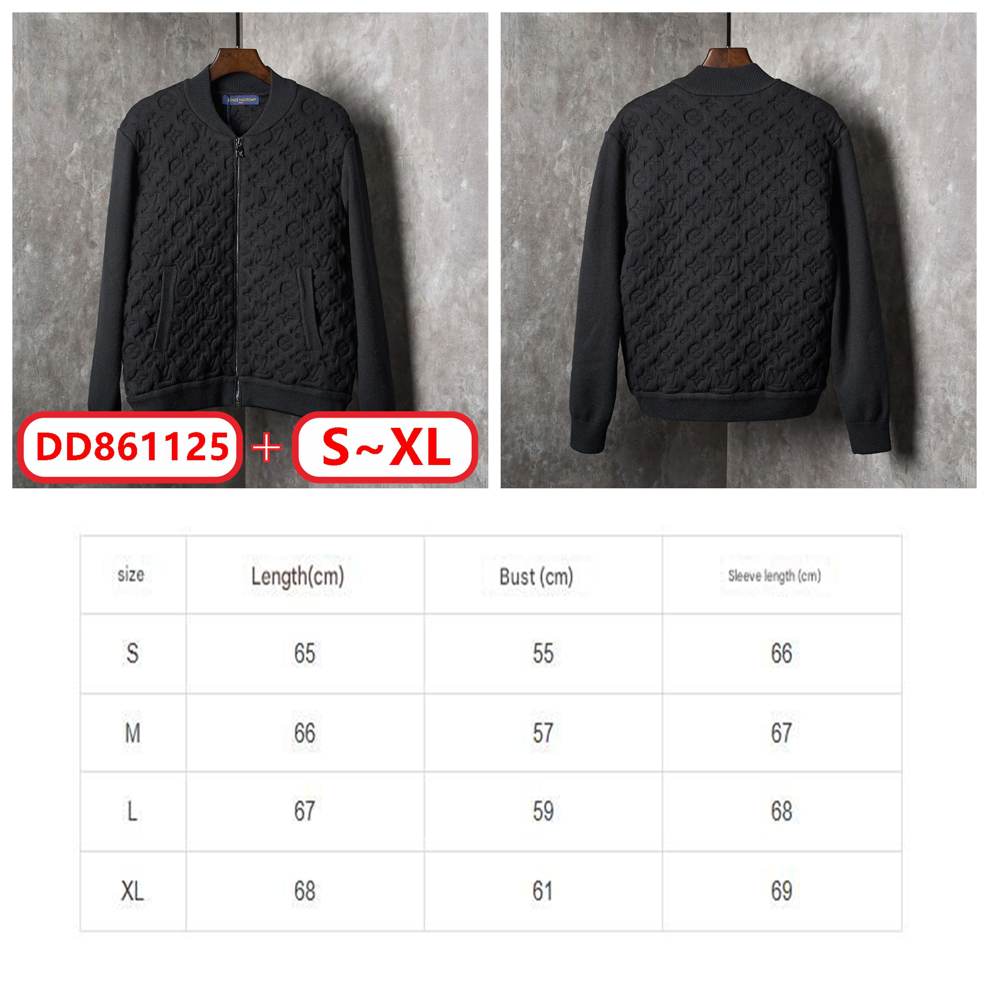 L@OUIS VUITTON 3D Pattern Wool Bomber Jacket gallery