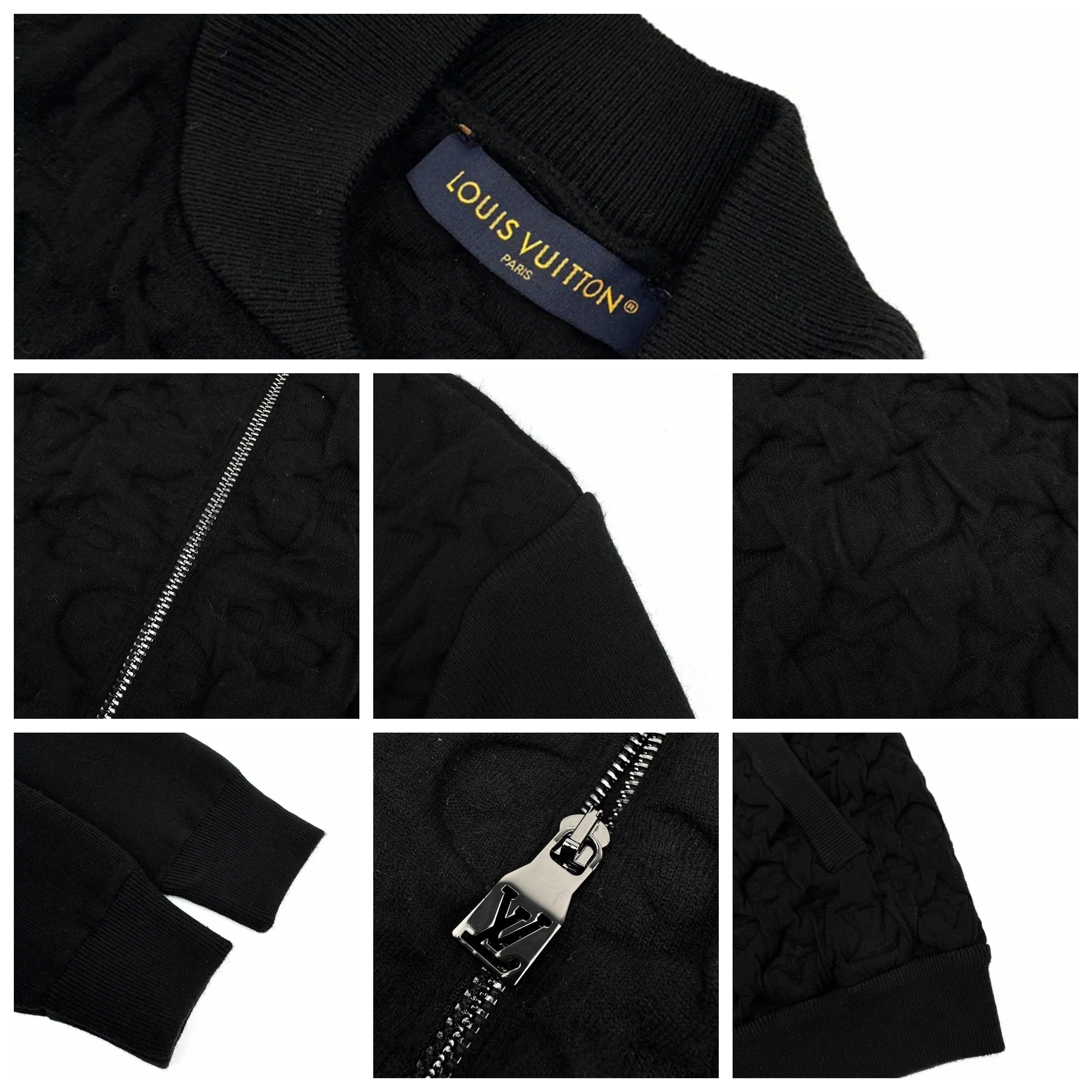 L@OUIS VUITTON 3D Pattern Wool Bomber Jacket gallery