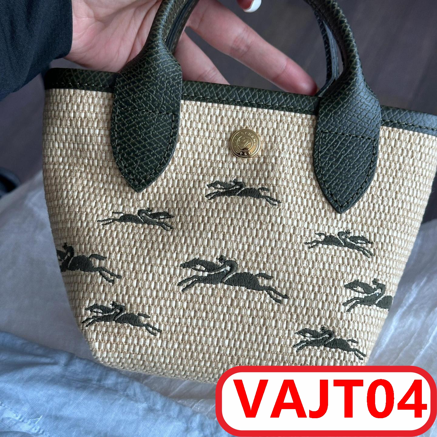L@ongchamp Le Panier Pliage Basket Handbag gallery