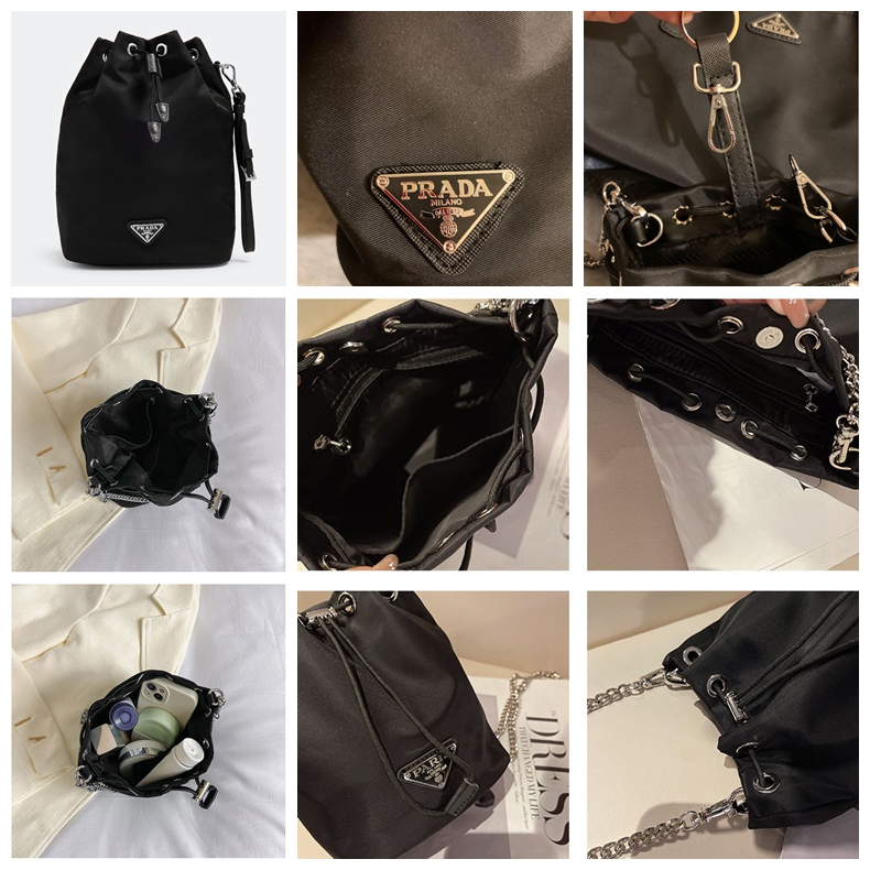 P@rada Nylon Bucket Bag gallery