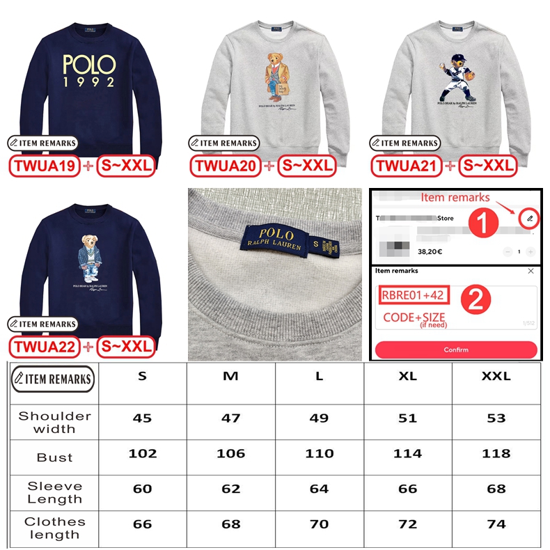 R@alph Lauren Bear Fleece Sweatshirt gallery
