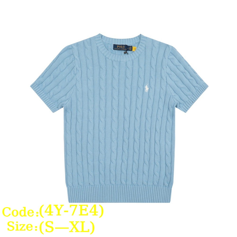 R@alph Lauren Women Cable-Knit Short-Sleeve Sweater gallery