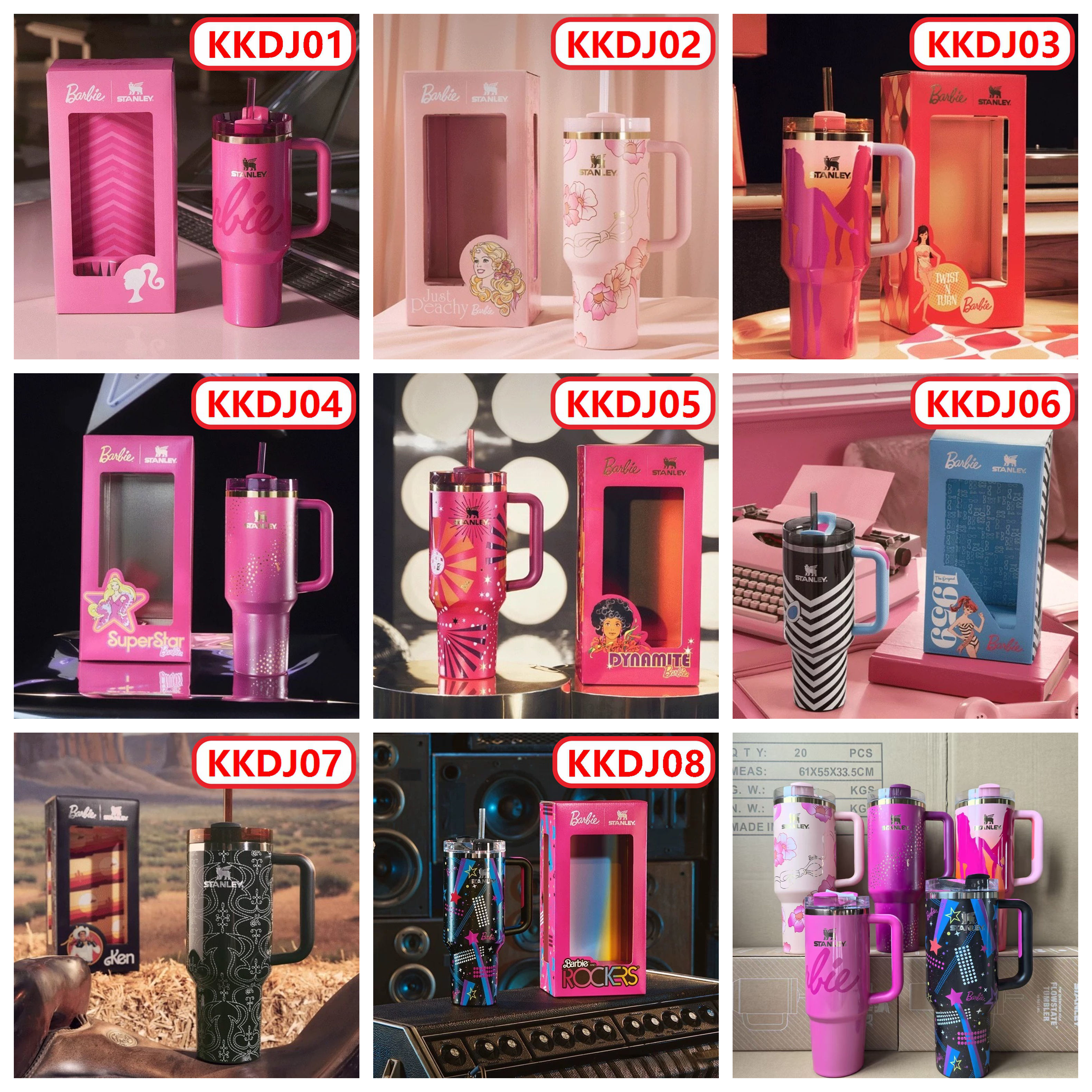 S@tanley X Barbie 40oz Limited Edition Insulated Tall Tumbler with Lid gallery