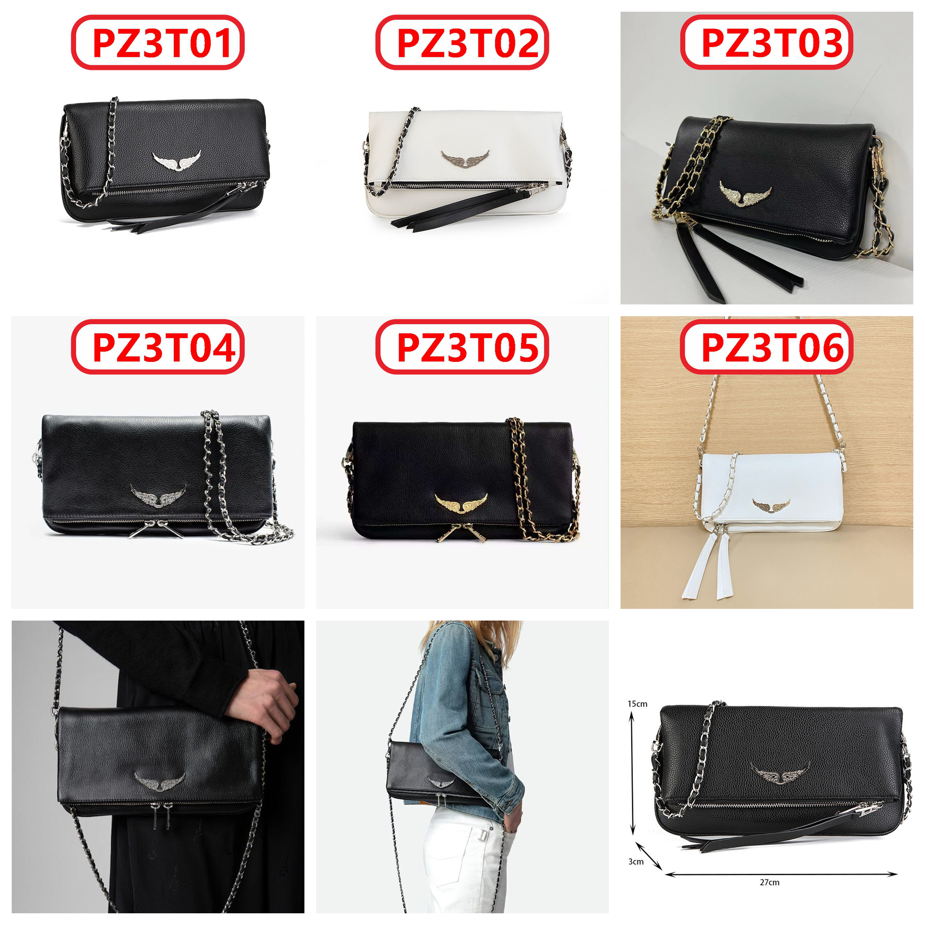 Z@adig & Voltaire Rock Clutch Bag gallery