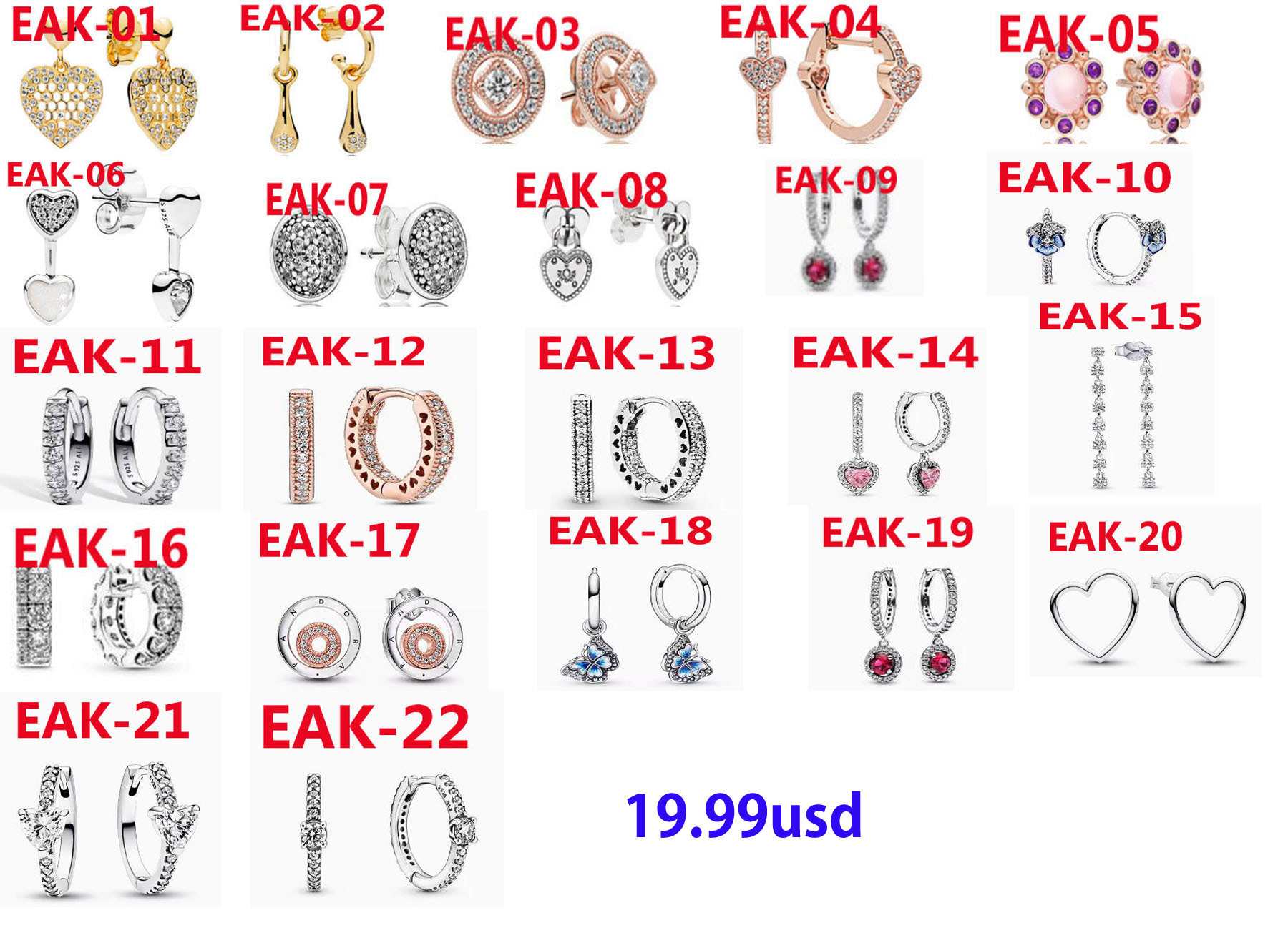 EAK  earrings  19.99usd gallery