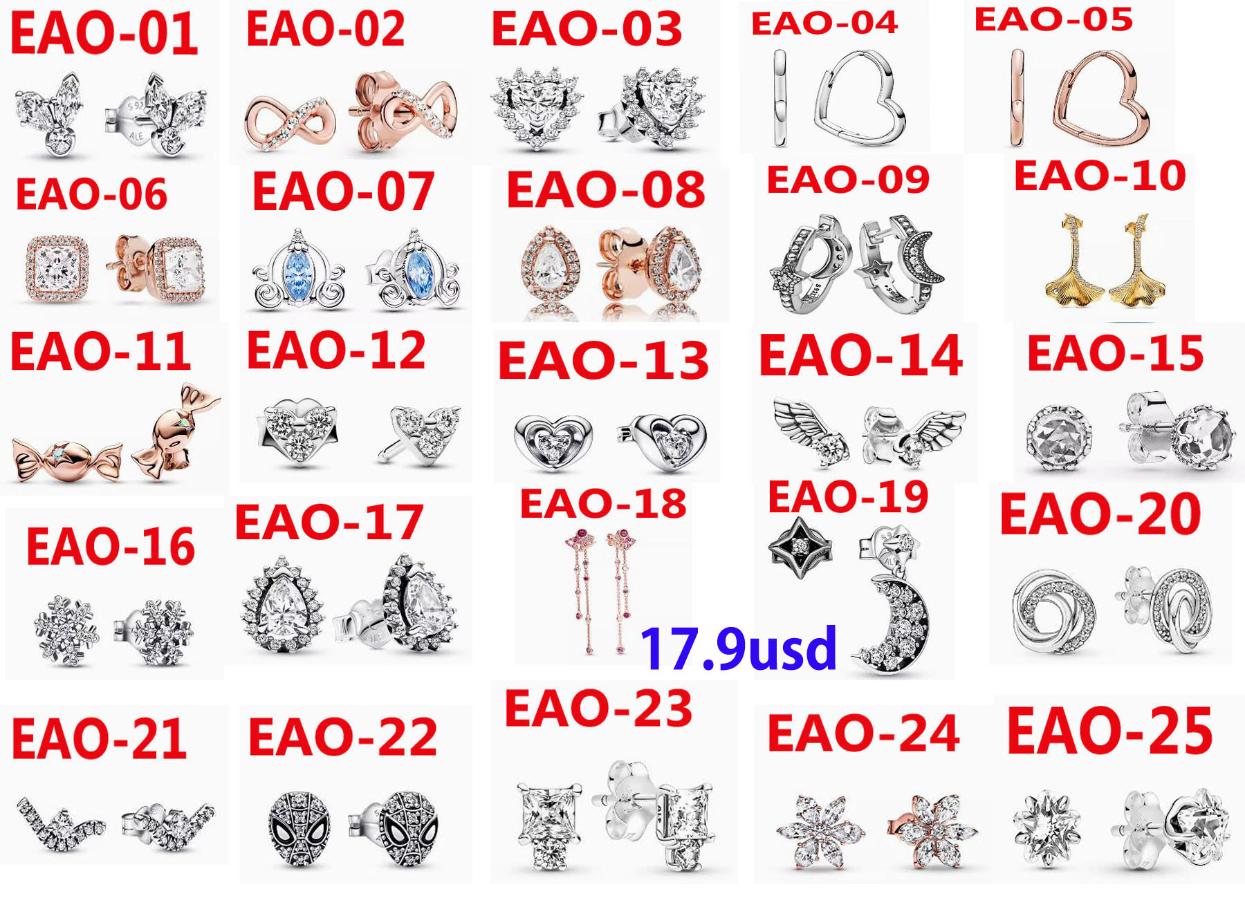 EAO  earrings 17.9usd gallery