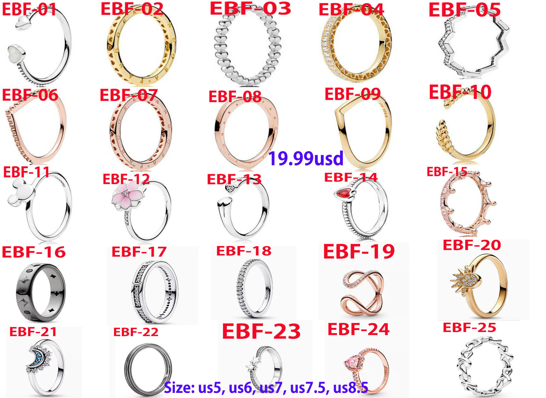 EBF  rings 19.9usd gallery
