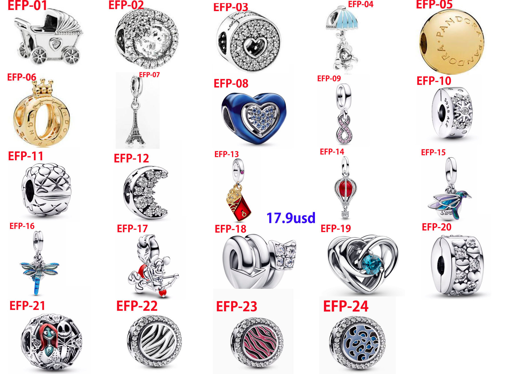 EFP  charms  17.9usd gallery