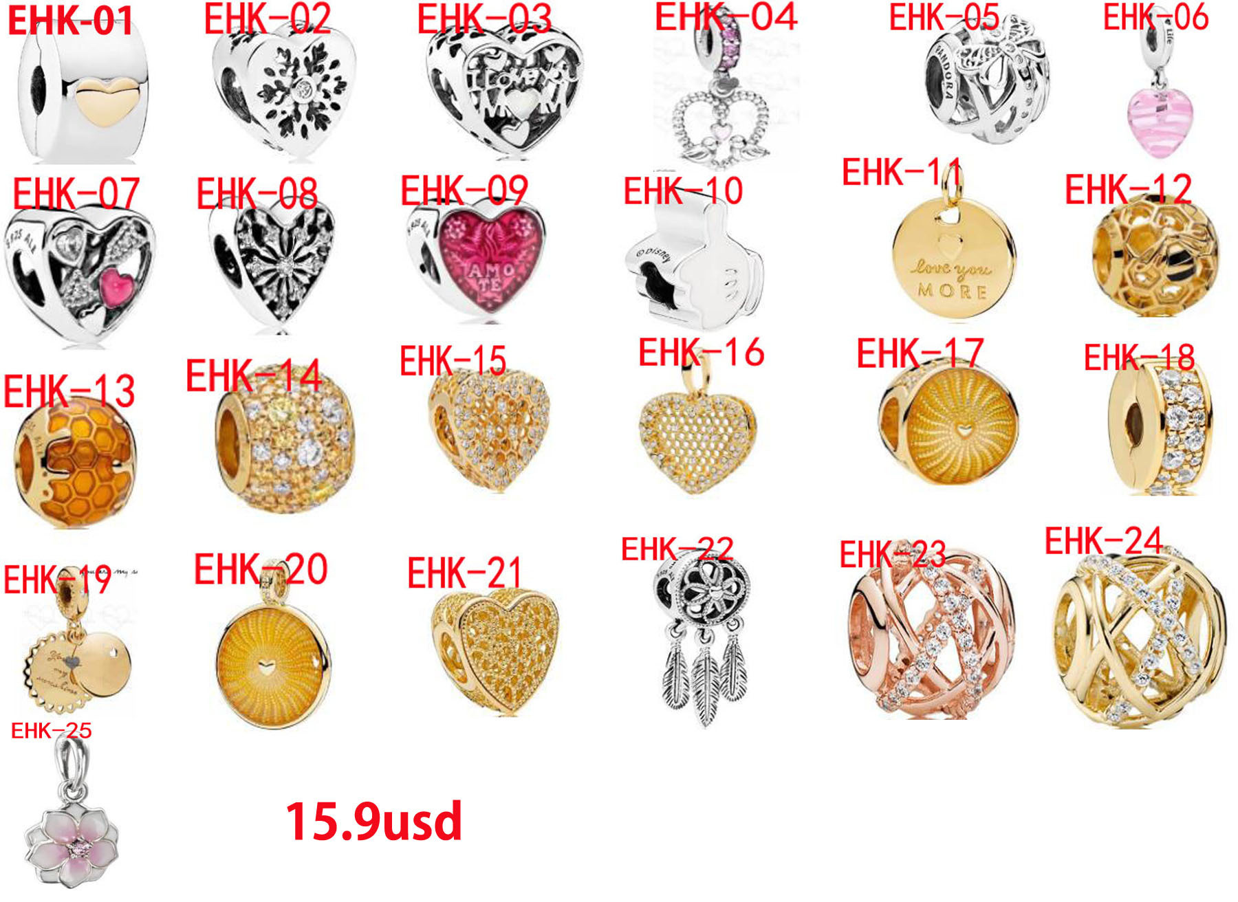 EHK  charms  15.9usd gallery