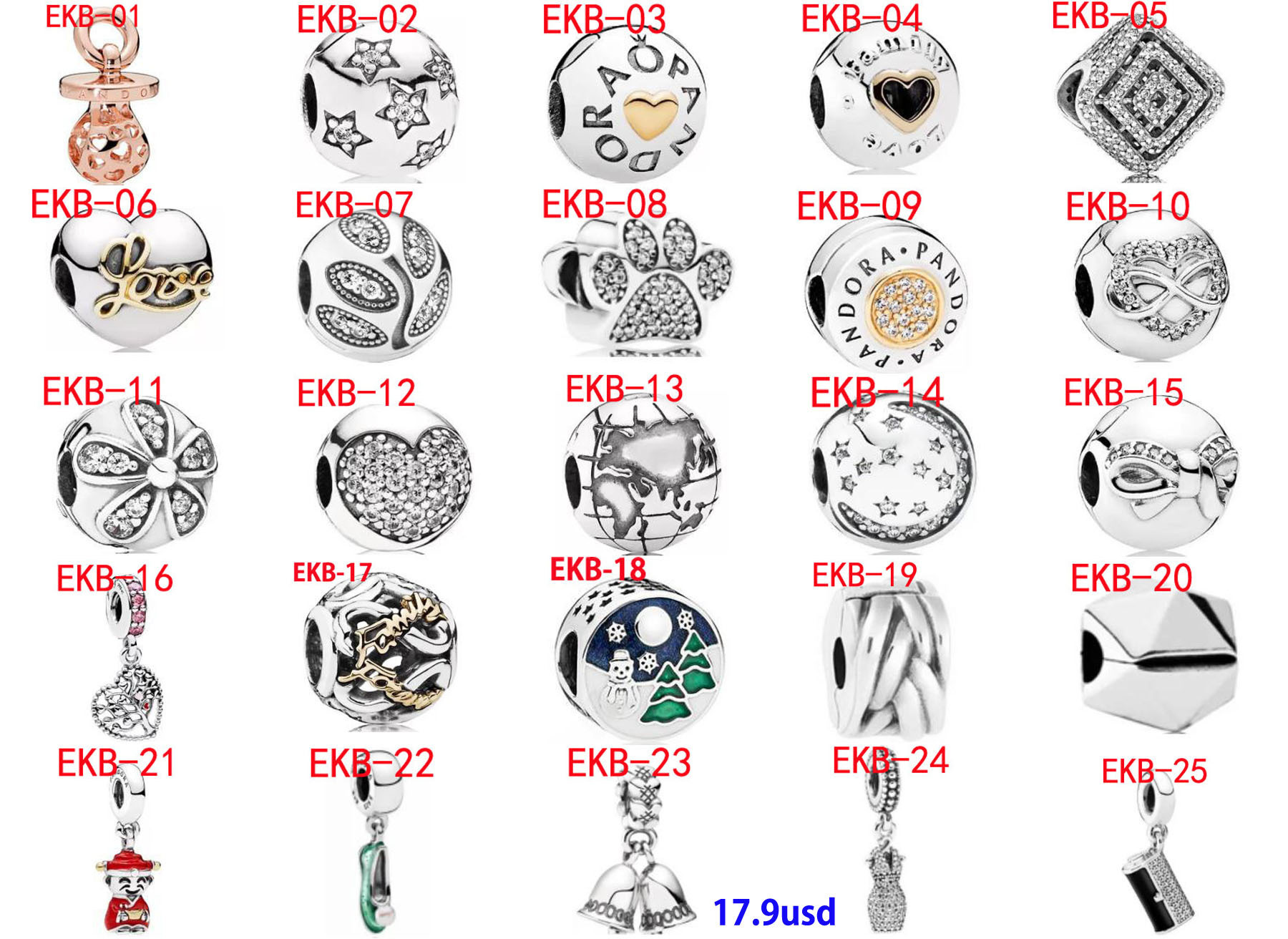 EKB  charms  17.9usd gallery