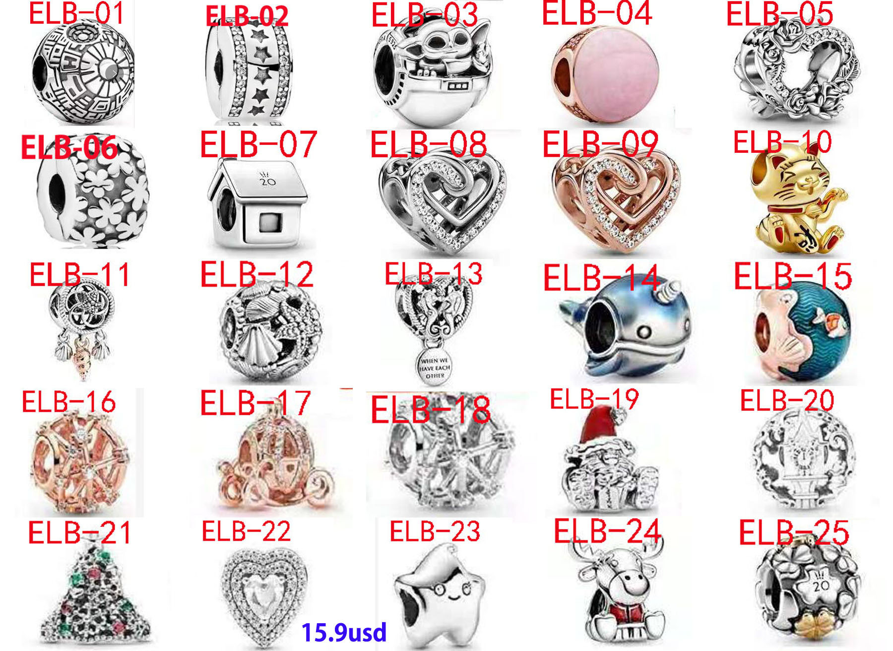 ELB charms  15.9usd gallery