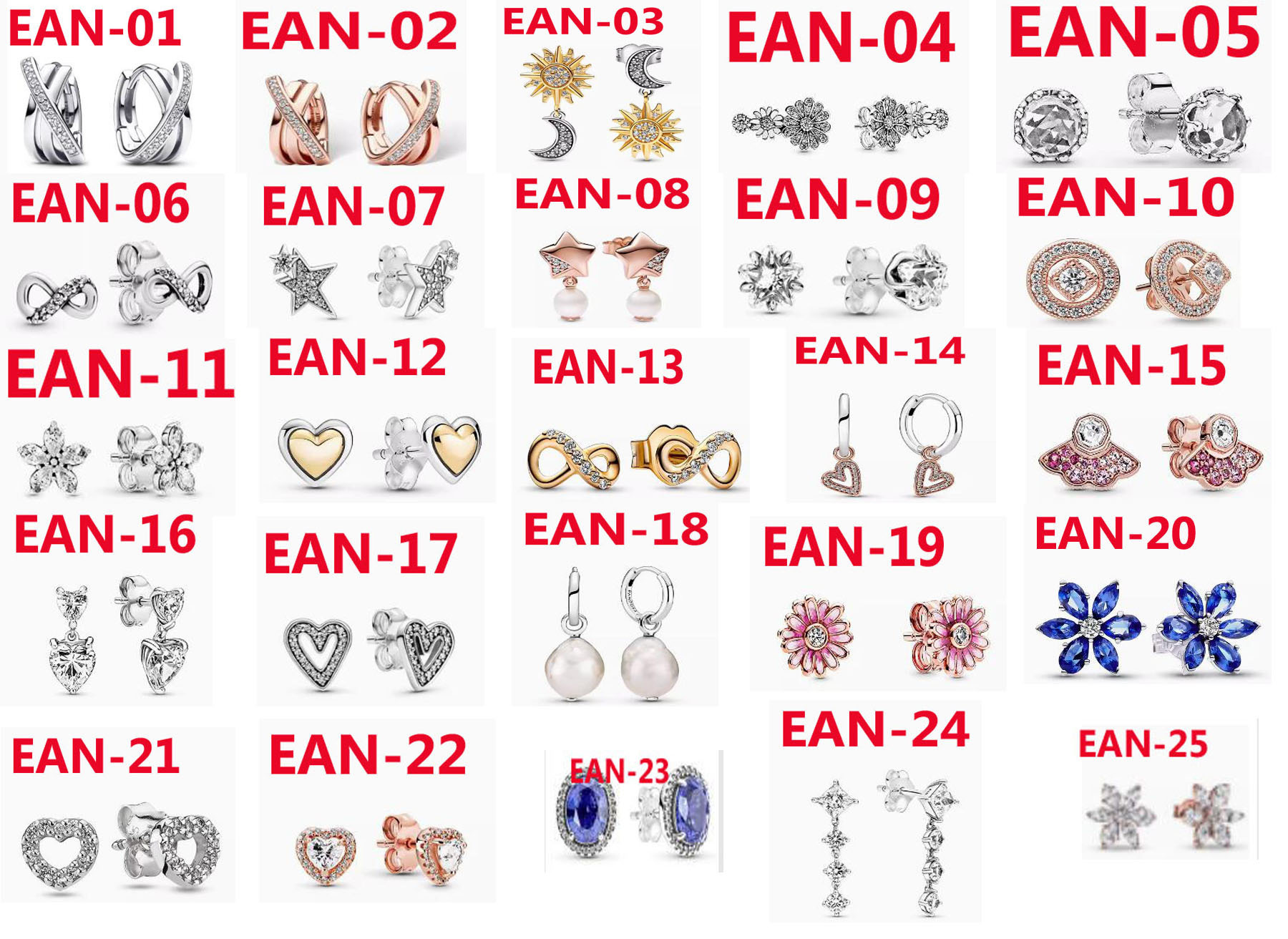 EAN Pandora earrings 24.99usd gallery