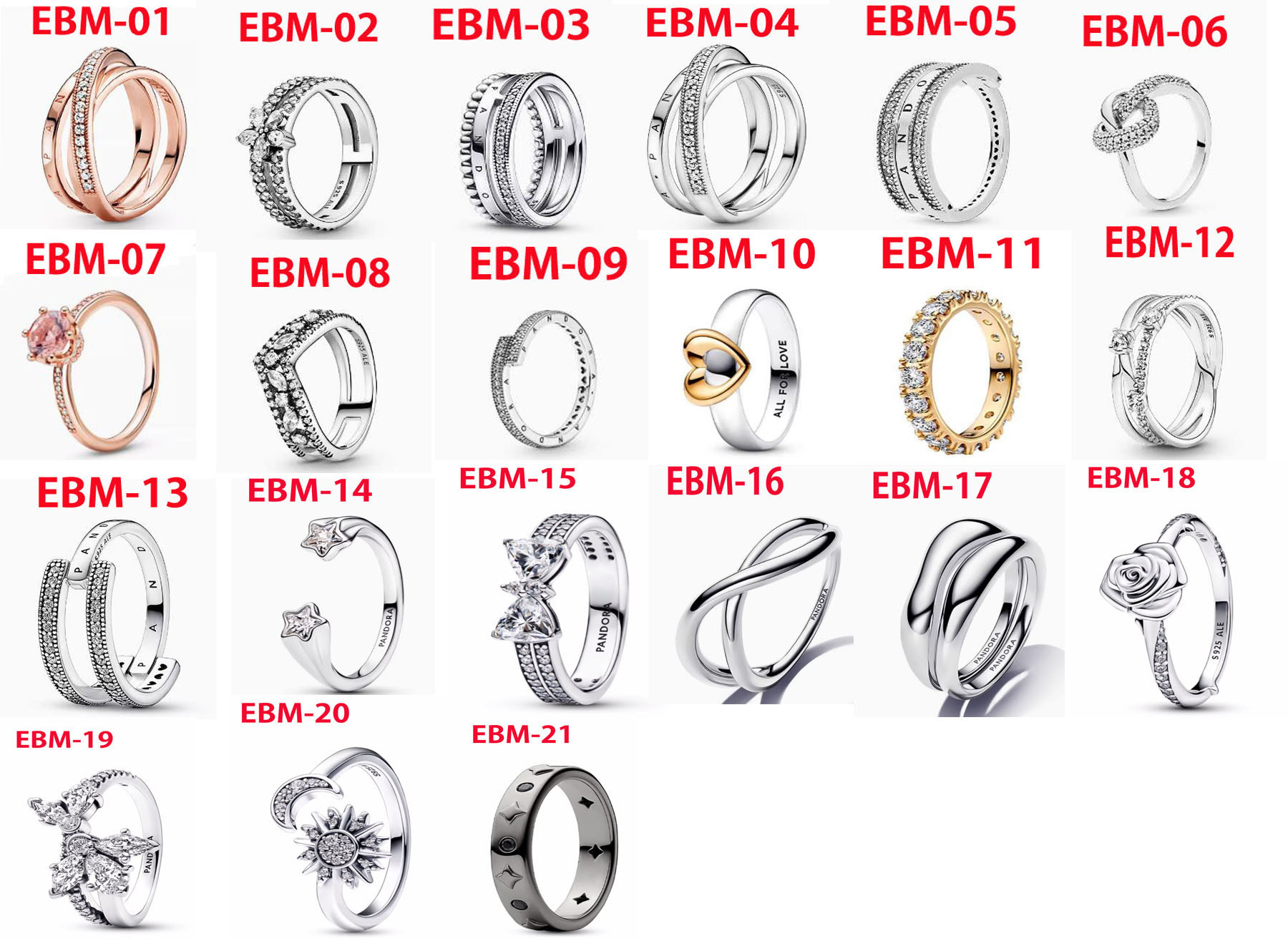 EBM Pandora rings 29.99usd gallery