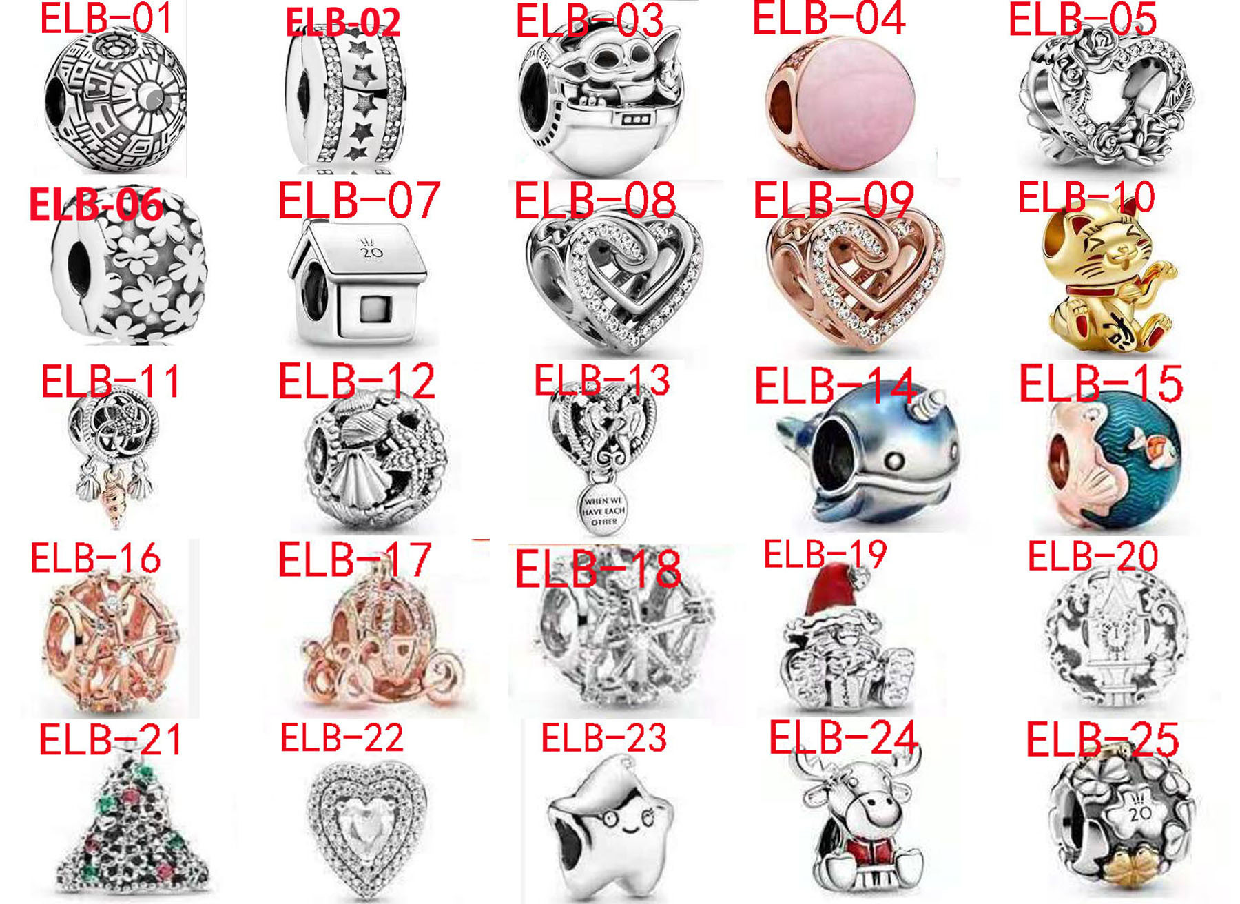 ELB Pandora charms 19.99usd gallery