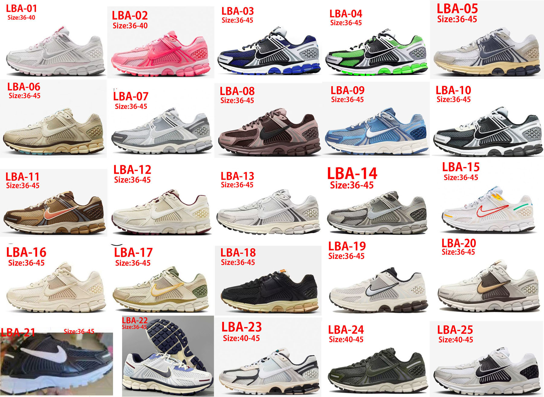 LBA Nike Air Zoom Vomero 5 Bone Beige 59.99usd gallery