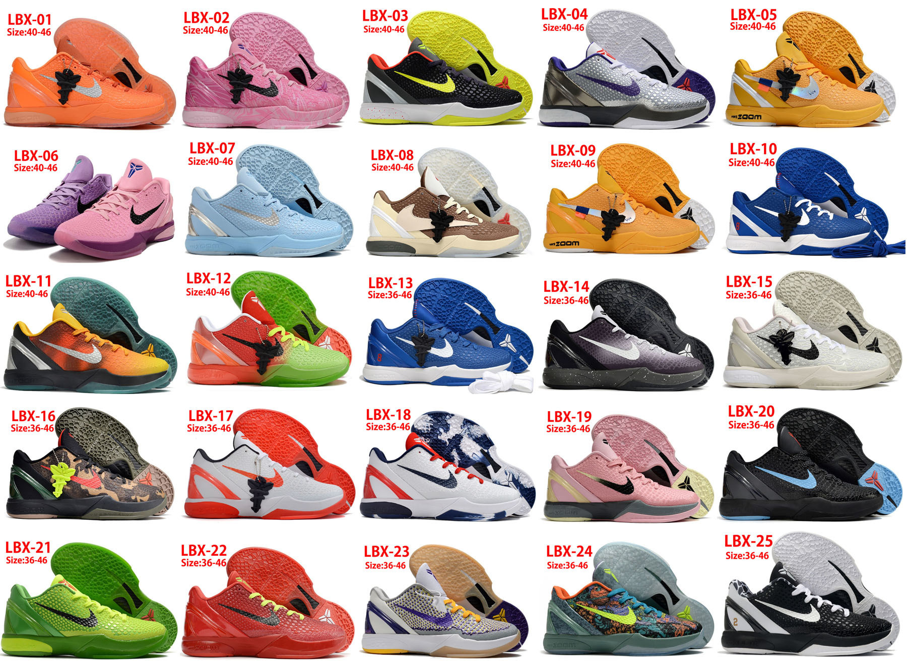 LBX Kobe 6 new color 59.99usd gallery